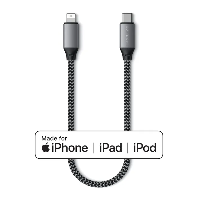 satechi-cavo-usb-c-to-lightning-25-cm-mfi image 1