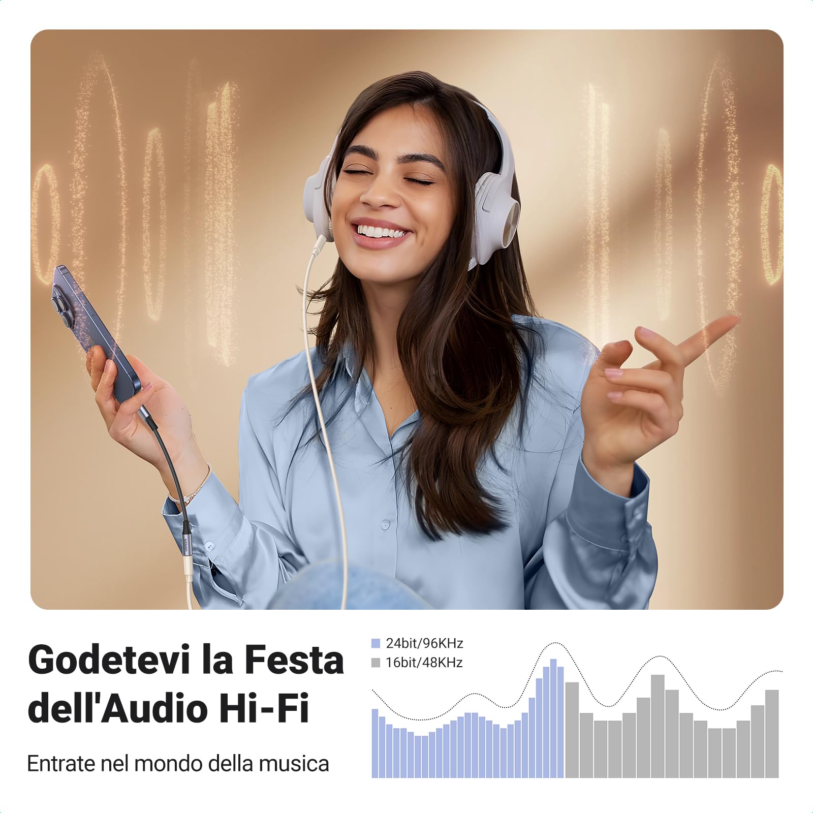 ugreen-adattatore-usb-c-a-jack-3-5mm-dac-grigio-per-cuffie image 4