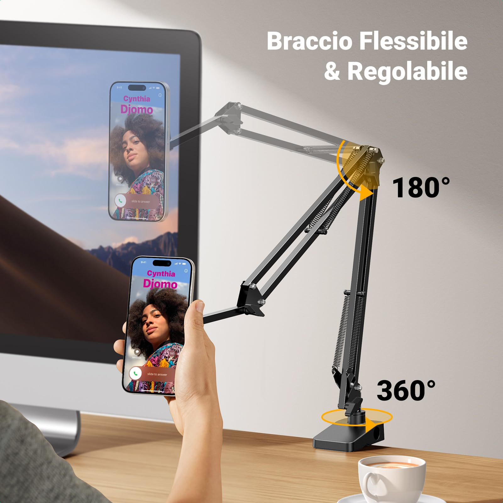 ugreen-supporto-cellulare-magnetico-magsafe-braccio-flessibile-360 image 4