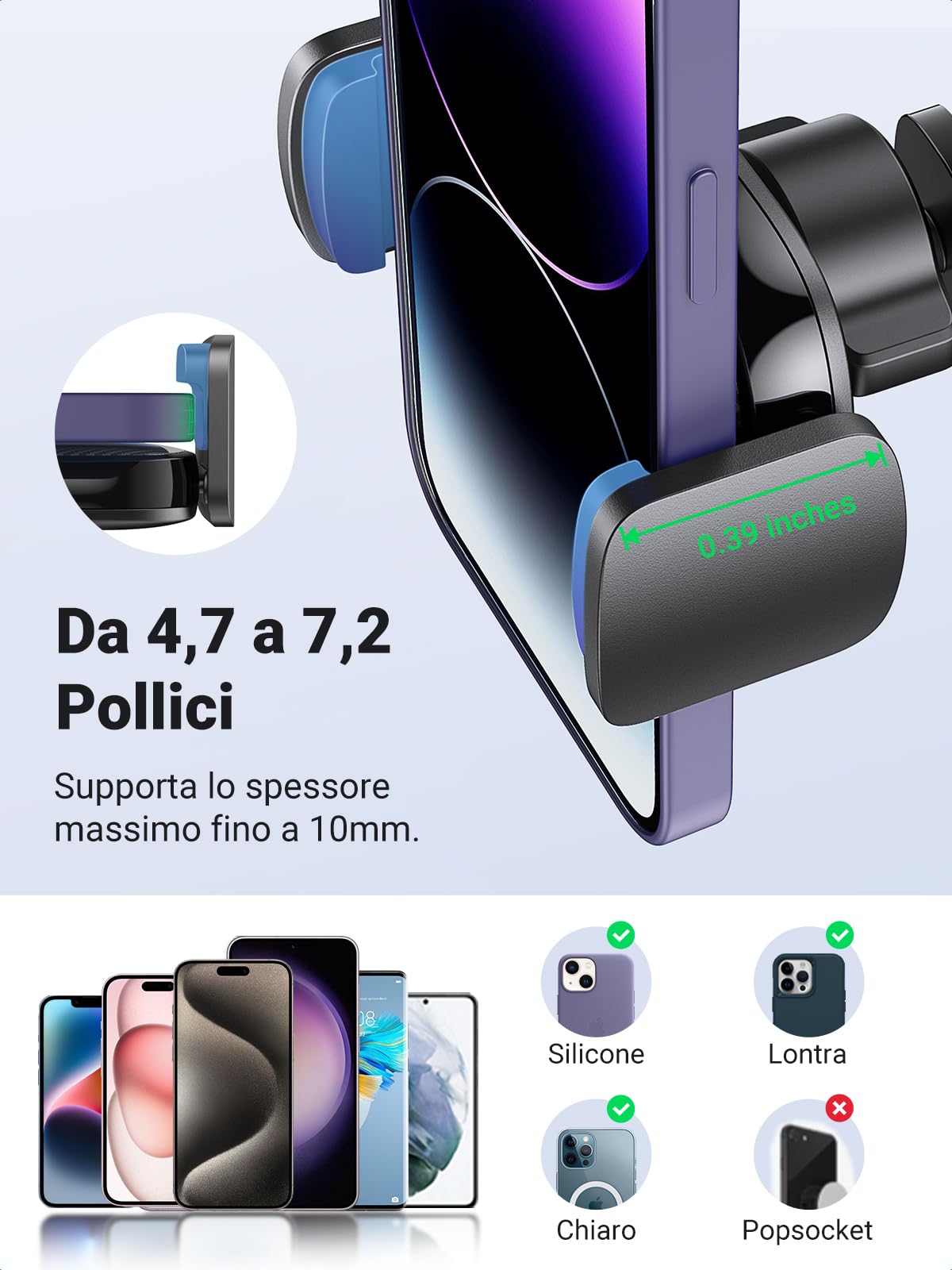 ugreen-supporto-telefono-auto-da-cruscotto-con-ventosa-360 image 6