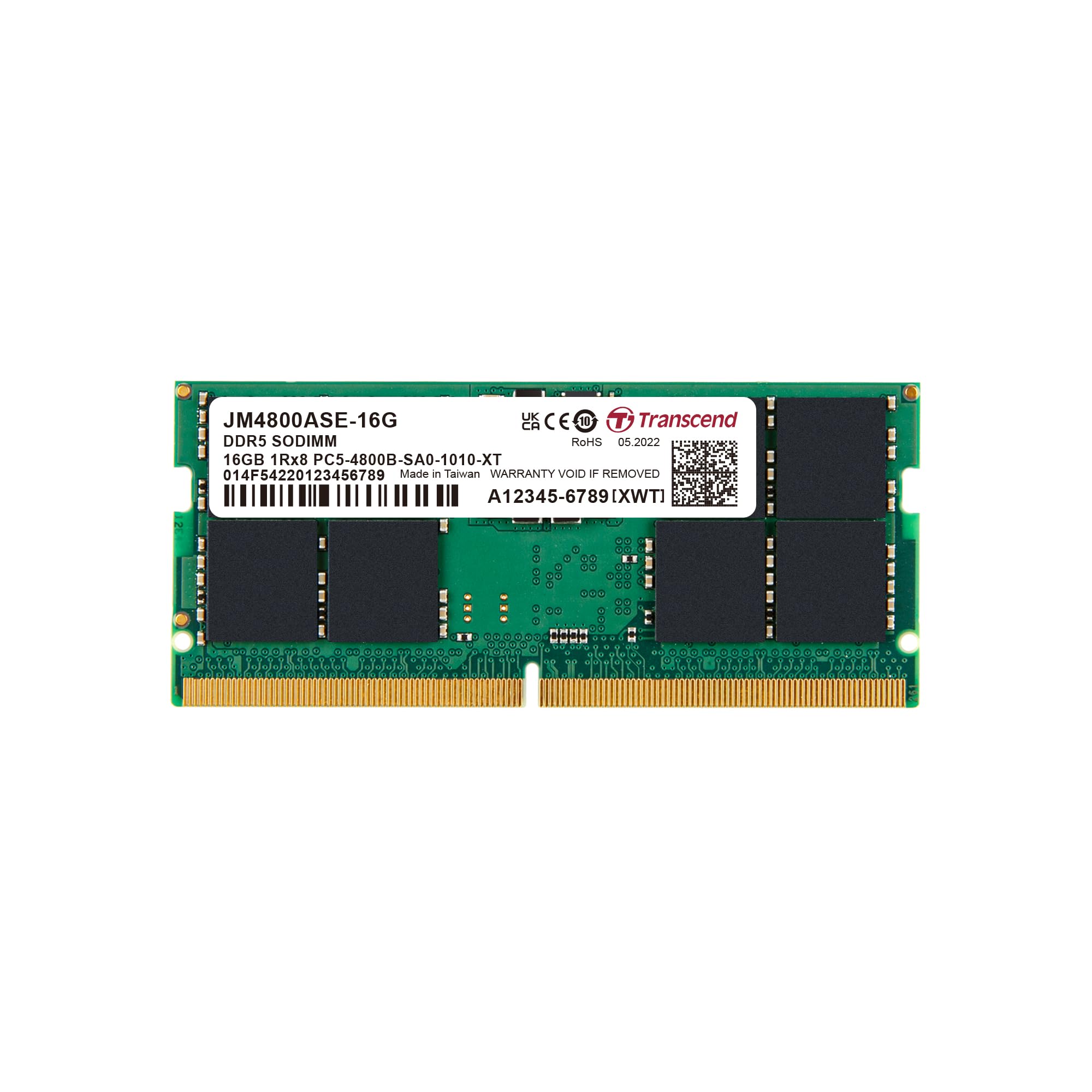 transcend-jetram-jm4800ase-16g-memoria-ram-so-dimm-16gb-ddr5-4800mhz image 1