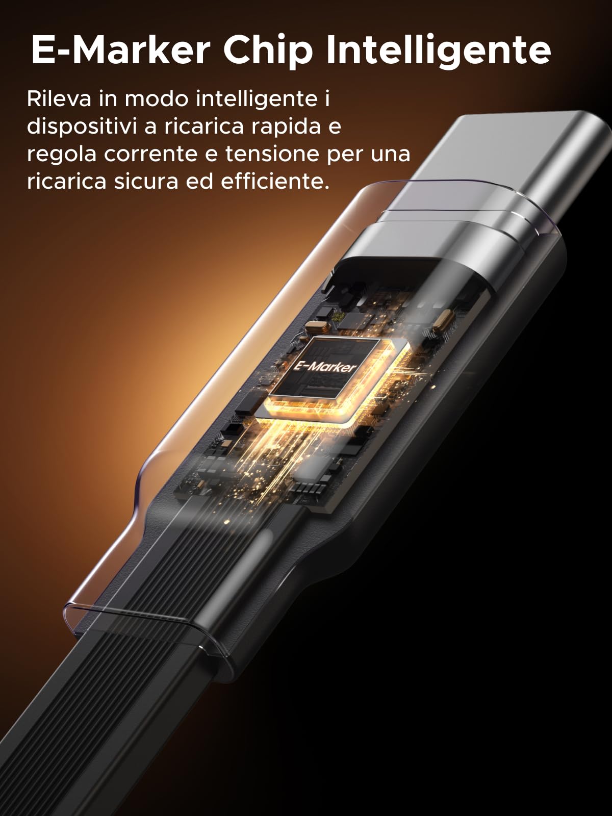 ugreen-nexode-cavo-usb-c-retrattile-100w-pd-ricarica-rapida-grigio image 7