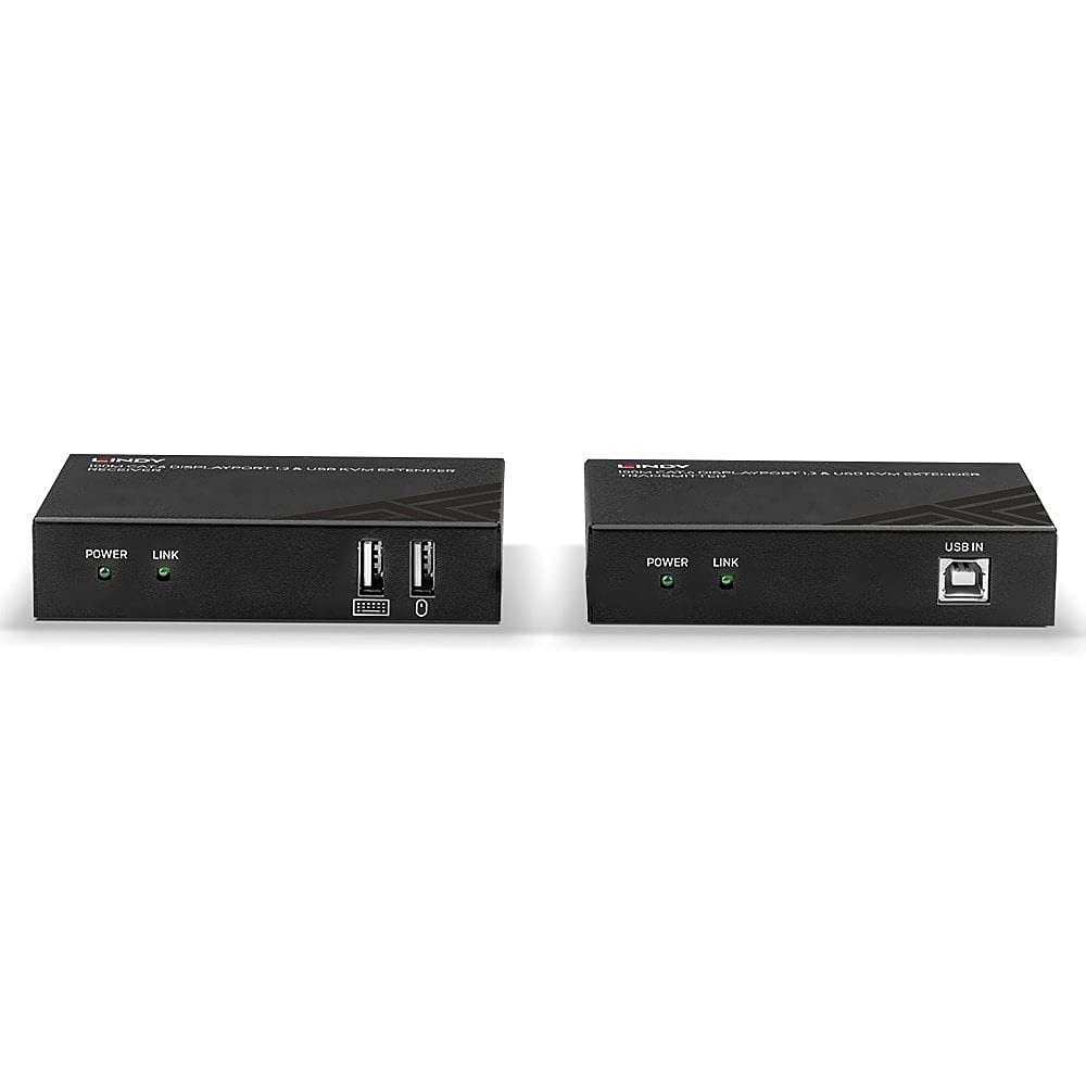 lindy-extender-kvm-displayport-1-2-cat-6-usb-ir-trasmettitore-e-ricevitore image 3
