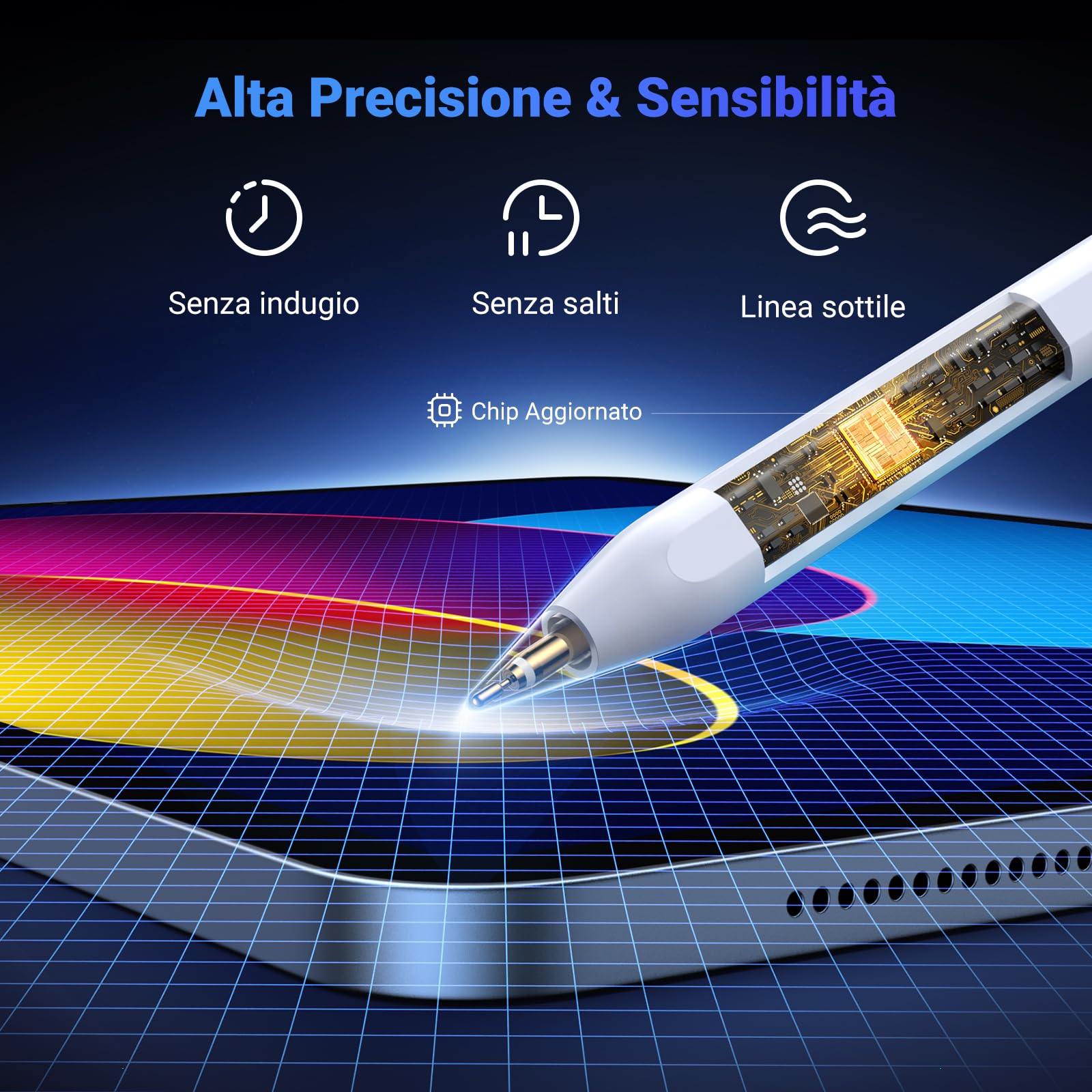 ugreen-pencil-wireless-per-ipad-magnetica-con-rifiuto-palmo-e-tilt image 5