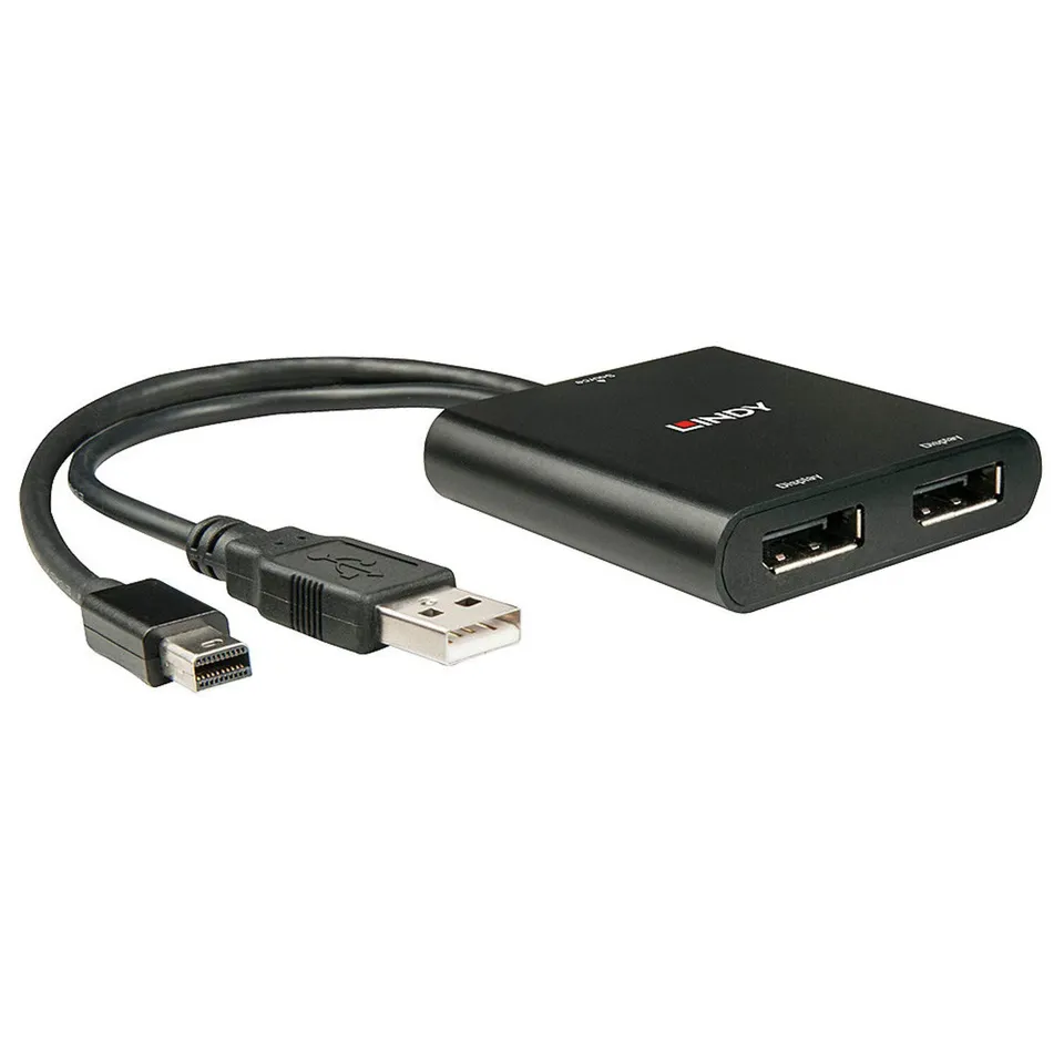 lindy-hub-mst-mini-displayport-a-2x-displayport-1-2 image 1