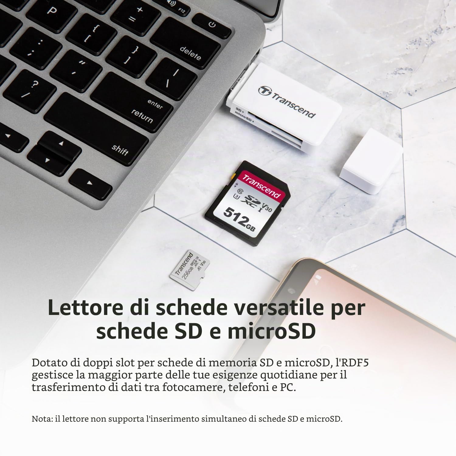 transcend-ts-rdf5k-lettore-schede-sd-microsd-usb-3-1-gen-1-nero image 5