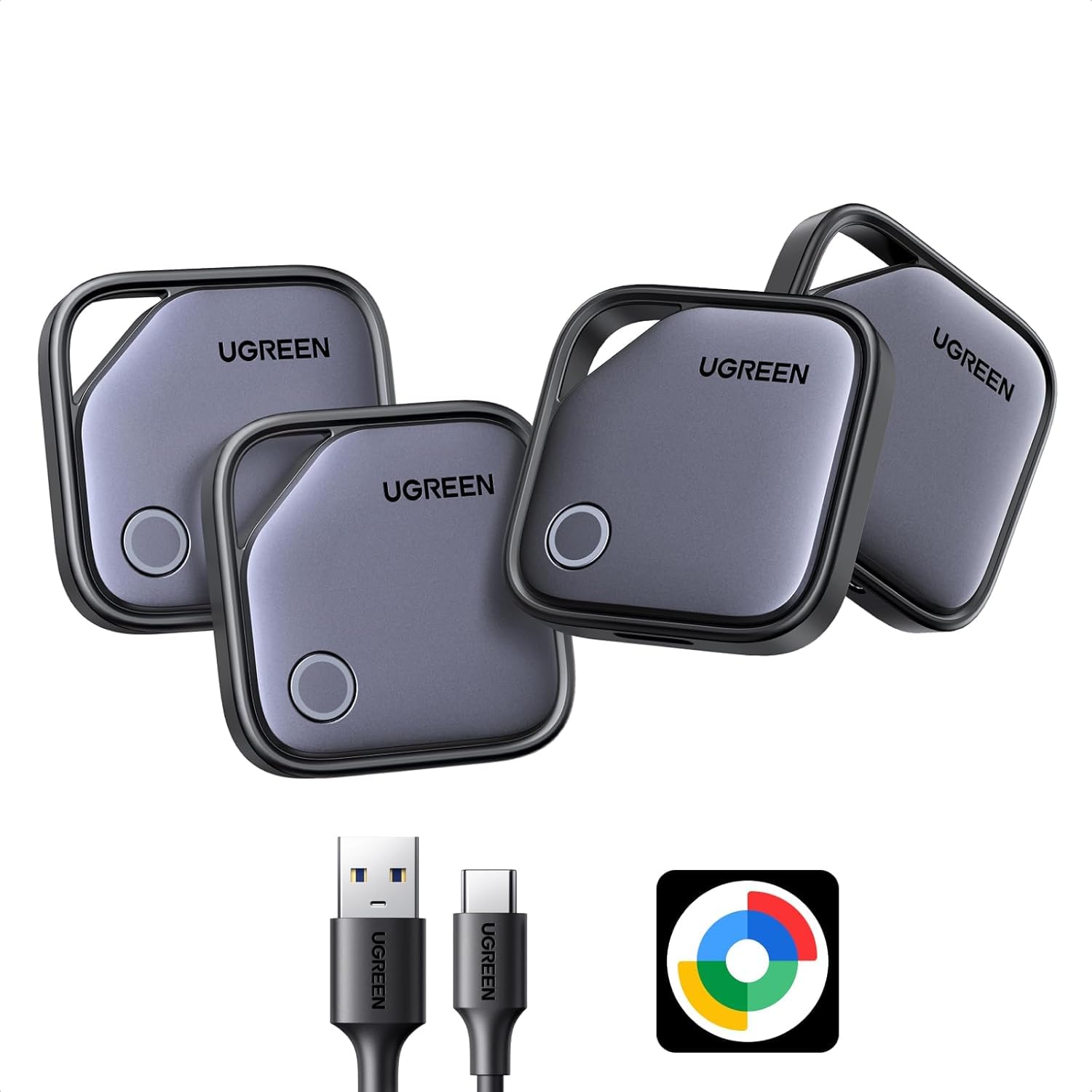 ugreen-finetrack-g-smart-finder-android-find-hub-4-pezzi-usb-c image 1