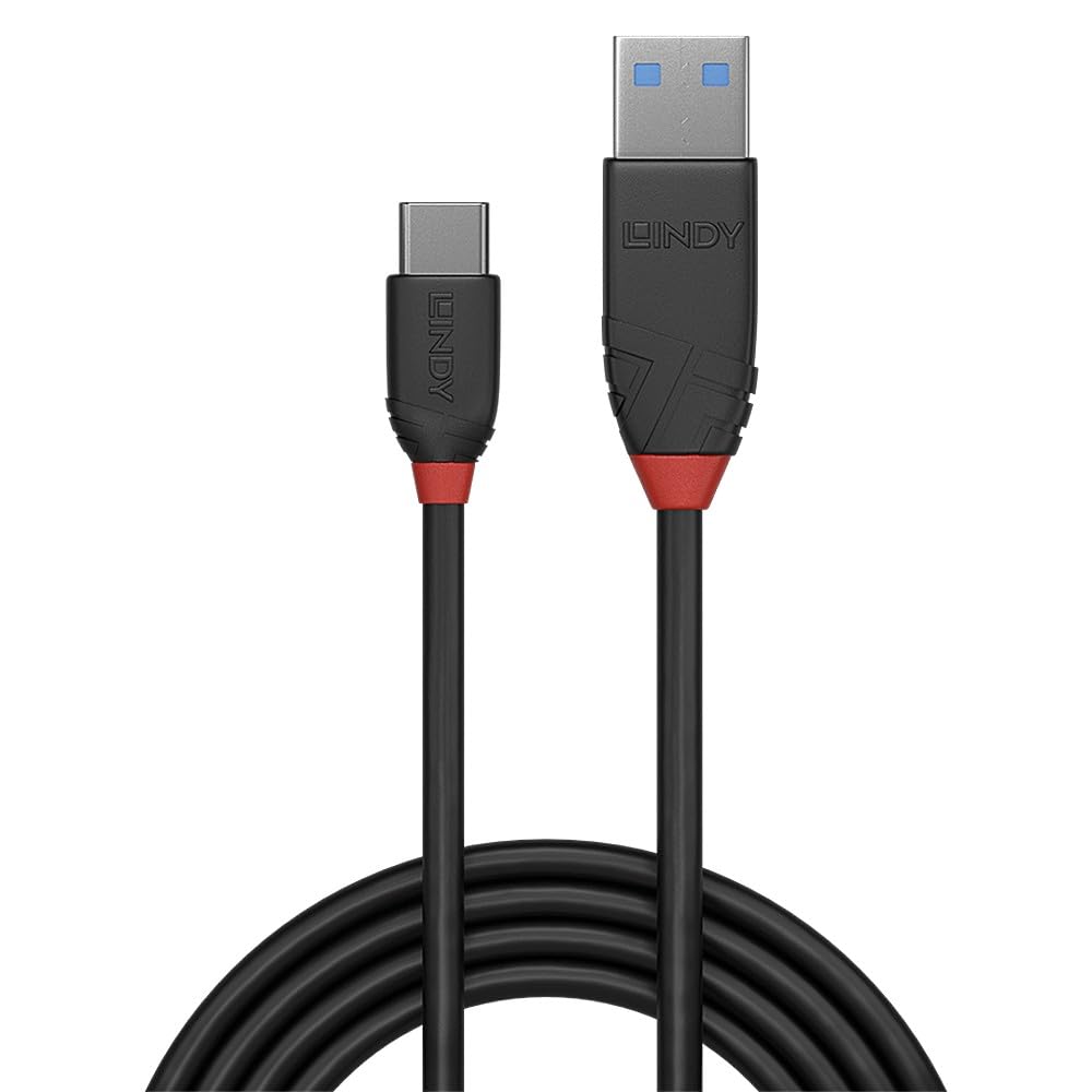 lindy-black-line-cavo-usb-3-1-tipo-c-a-a-3a-1-5m image 2