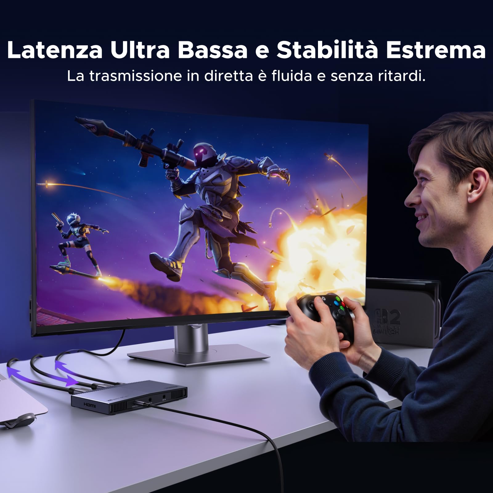 ugreen-scheda-di-acquisizione-video-hdmi-4k-30hz-usb-c-3-2-con-loopout-4k-60hz image 7