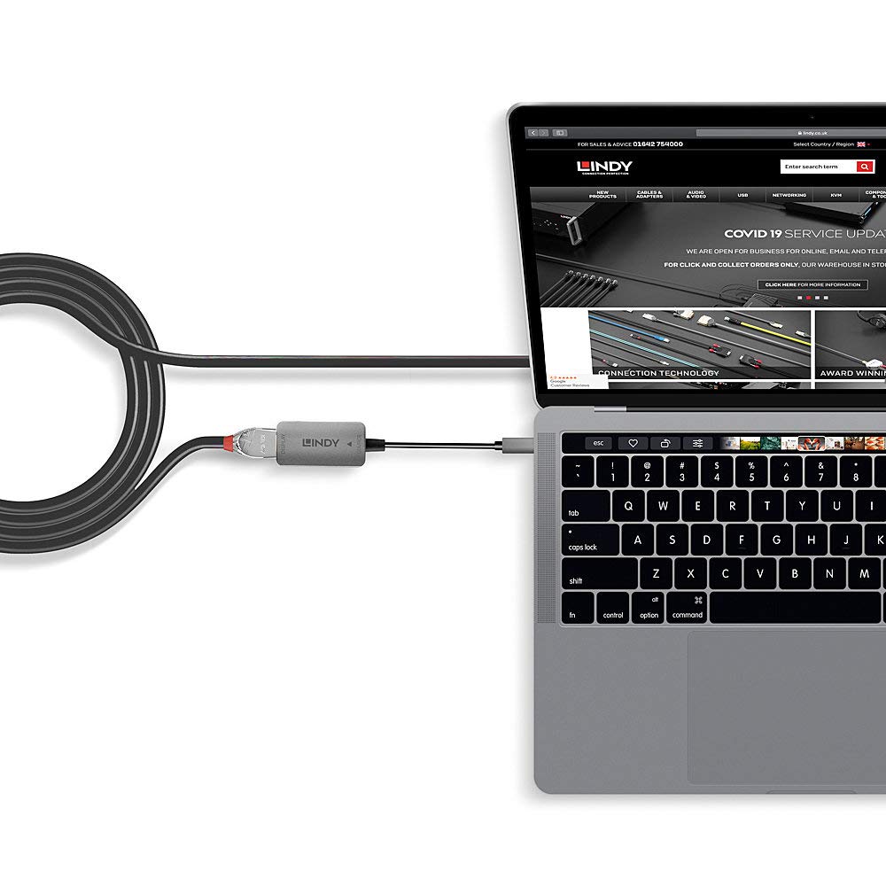 lindy-43287-convertitore-usb-c-a-hdmi-4k60-plug-play image 5