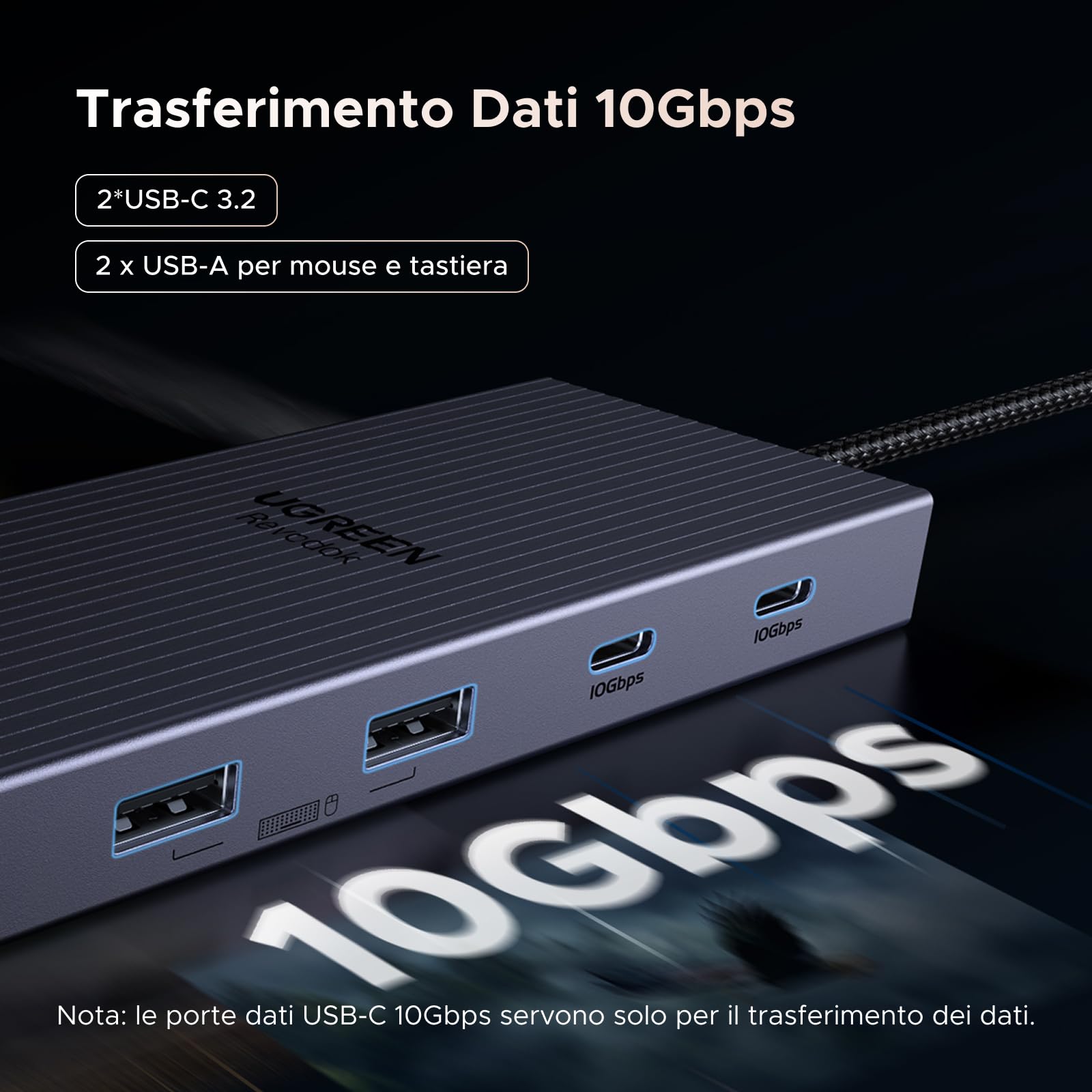 ugreen-revodok-pro-3121-hub-usb-c-12-in-1-triplo-display-4k-con-pd-100w image 5