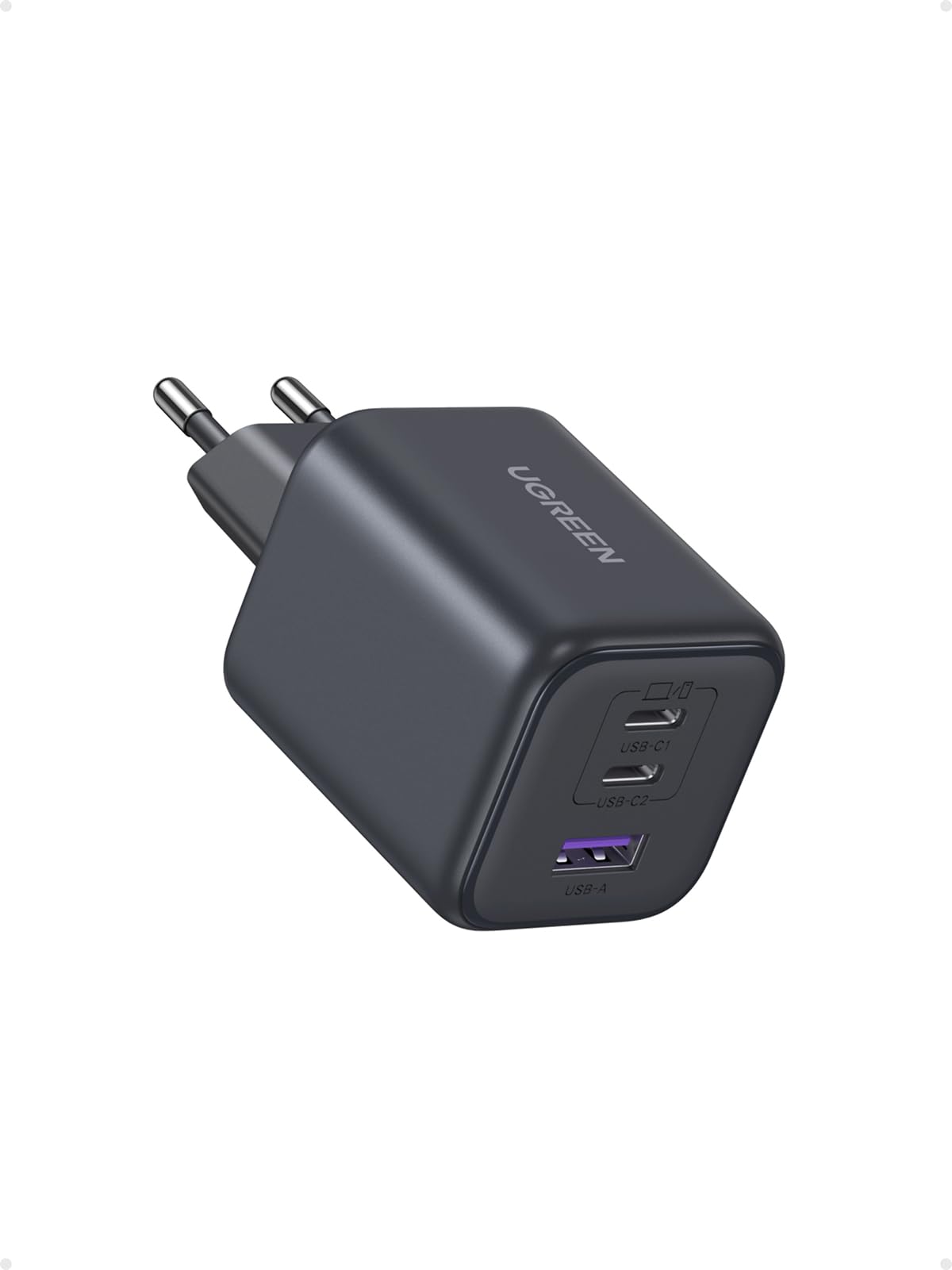 ugreen-zapix-caricatore-usb-c-45w-gan-3-porte-con-sfc-2-0-pps image 1