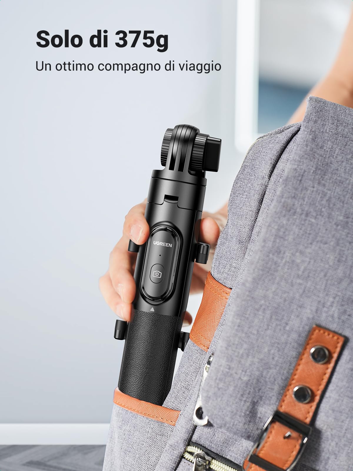 ugreen-treppiede-selfie-stick-bluetooth-3-in-1-estensibile-150cm-con-telecomando image 7