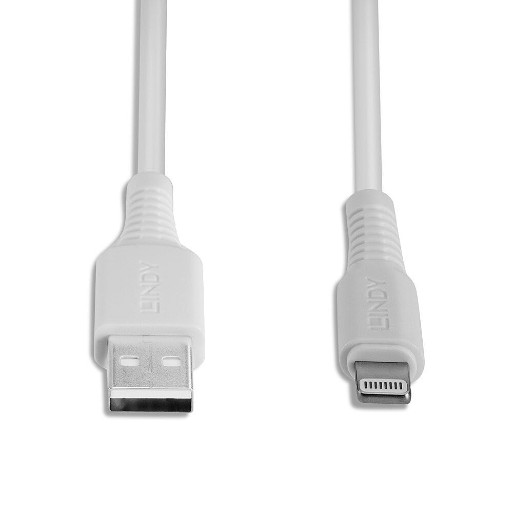 lindy-31325-cavo-usb-a-lightning-0-5-m-bianco image 3