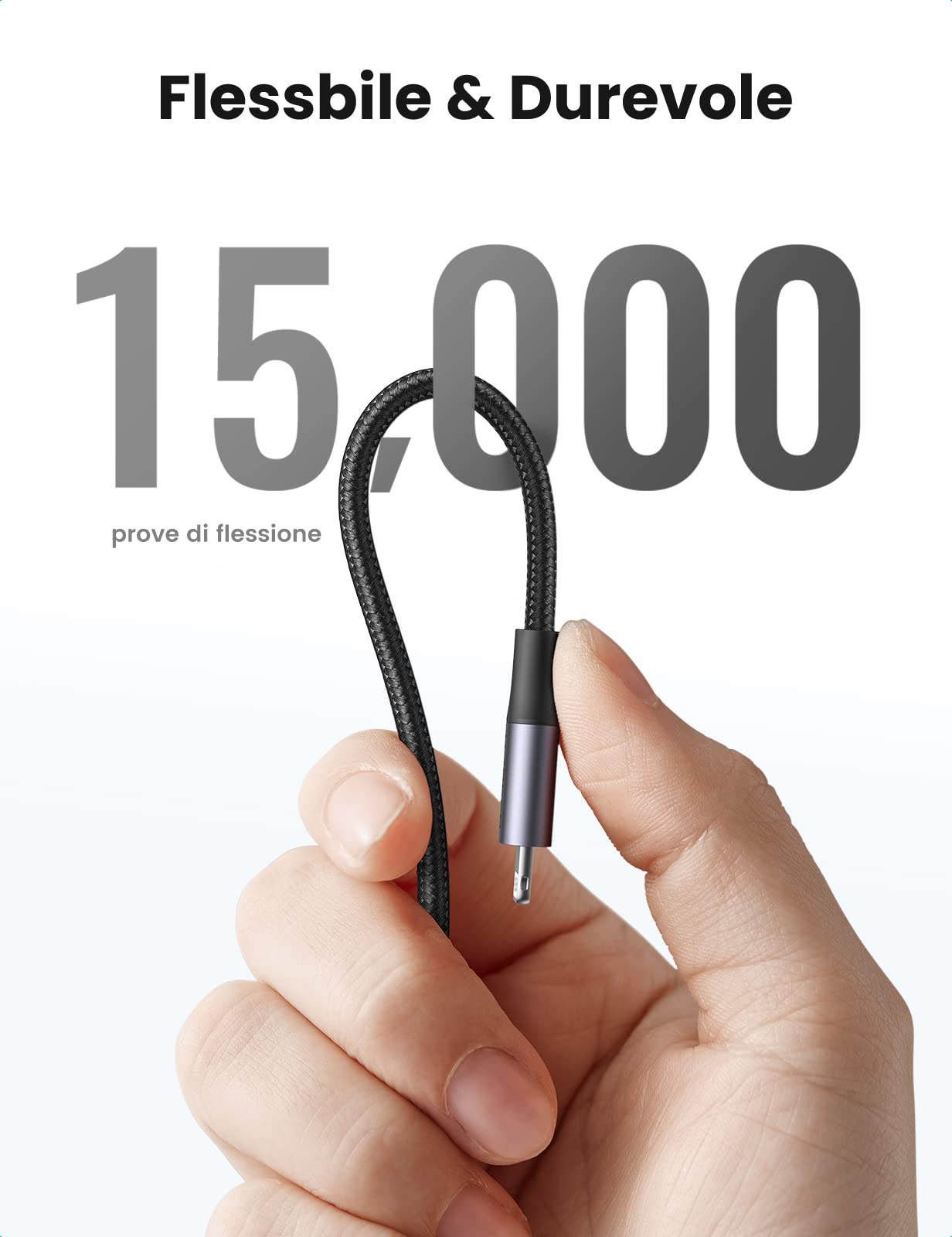 ugreen-cavo-usb-c-a-lightning-mfi-1m-ricarica-rapida-pd-18w-in-nylon image 6