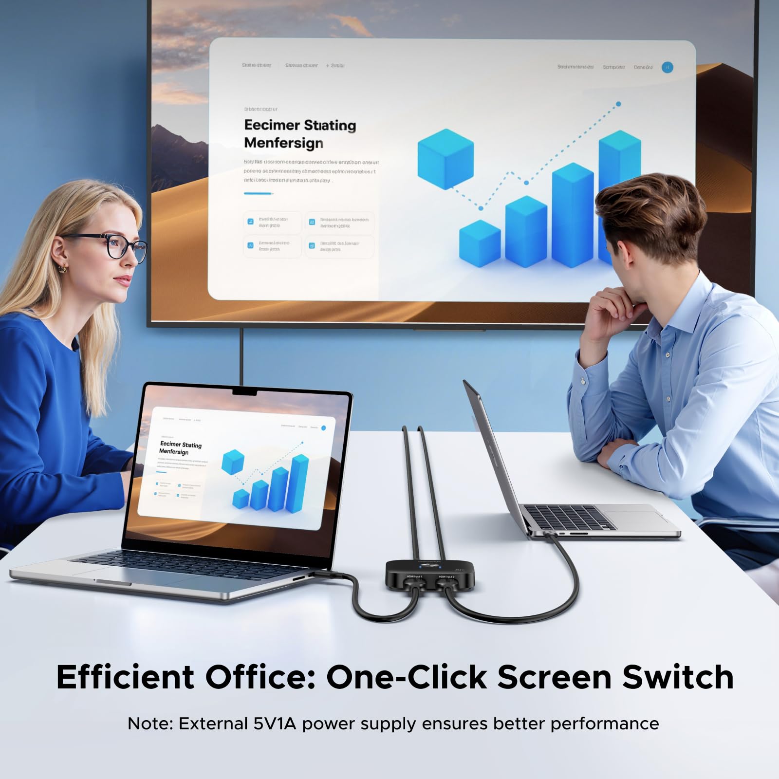 ugreen-switch-hdmi-2-1-8k-60hz-commutatore-2-ingressi-1-uscita-4k-240hz image 2