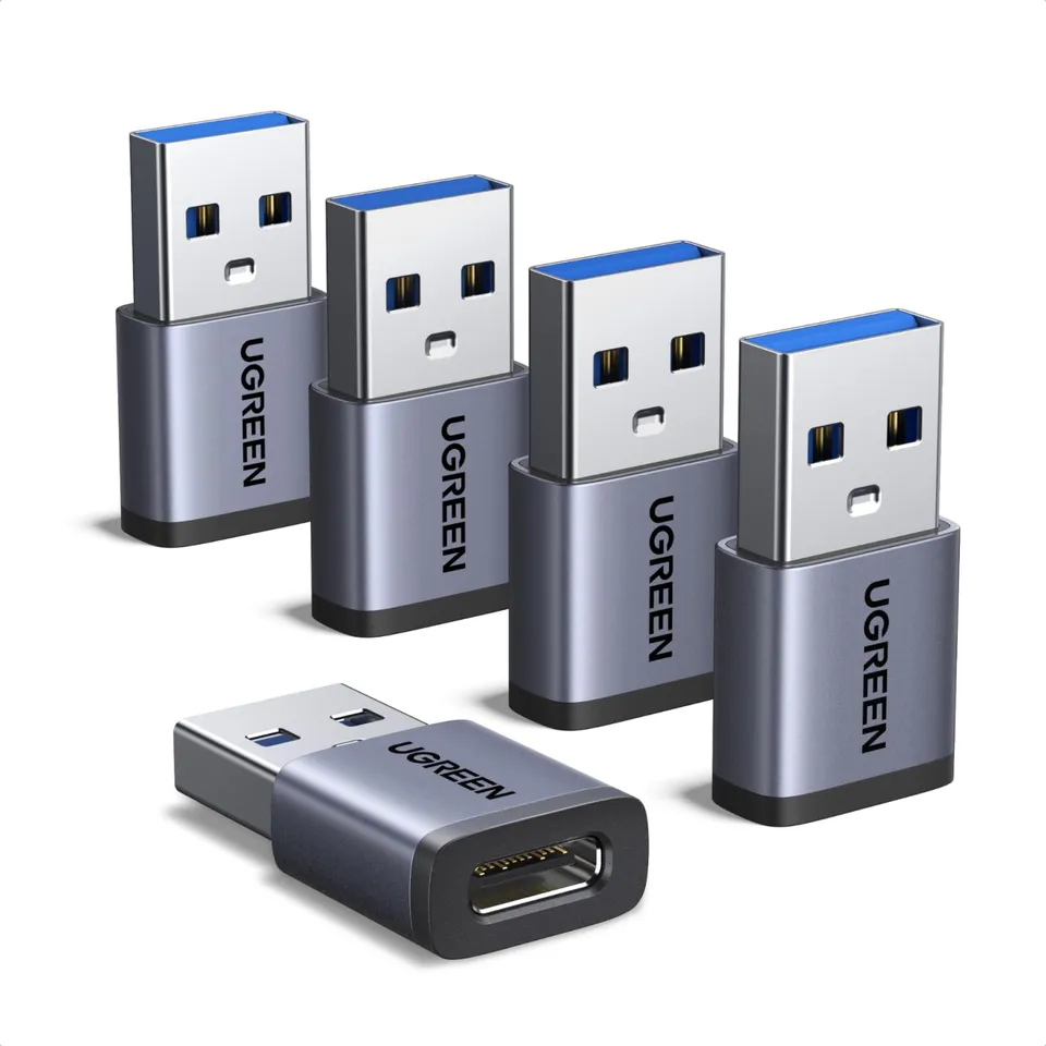 ugreen-adattatore-usb-c-a-usb-a-3-2-10gbps-confezione-da-5-pezzi-in-alluminio image 1