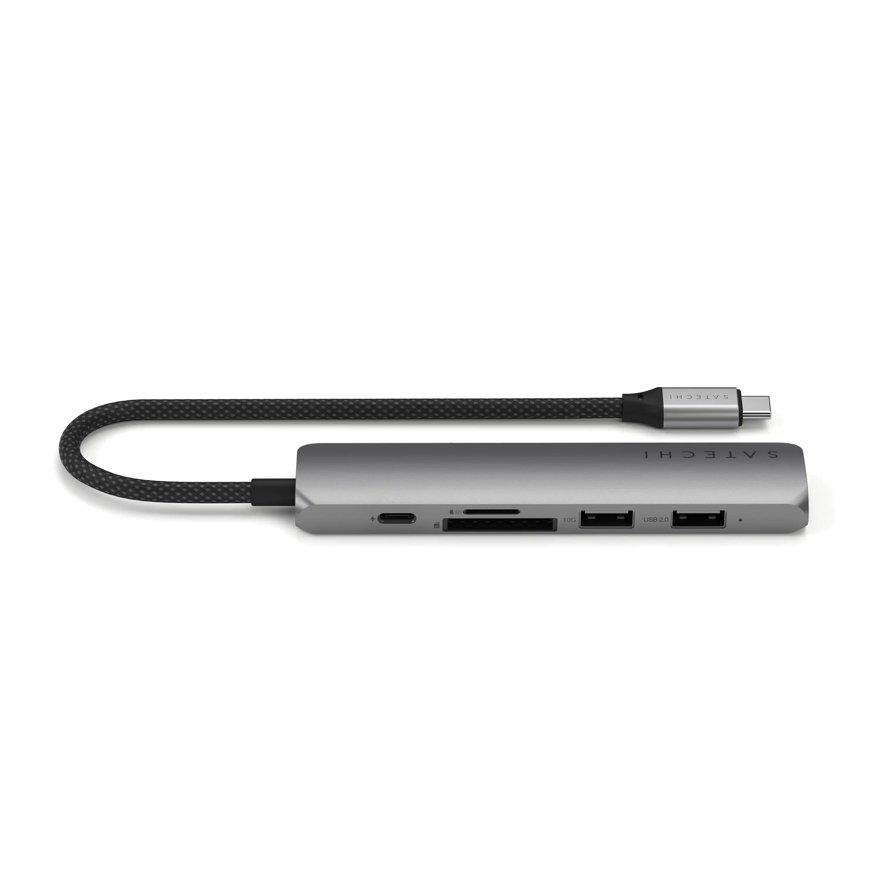 satechi-6-in-1-adattatore-multiporta-usb-c-slim-con-hdmi-4k-60hz image 2