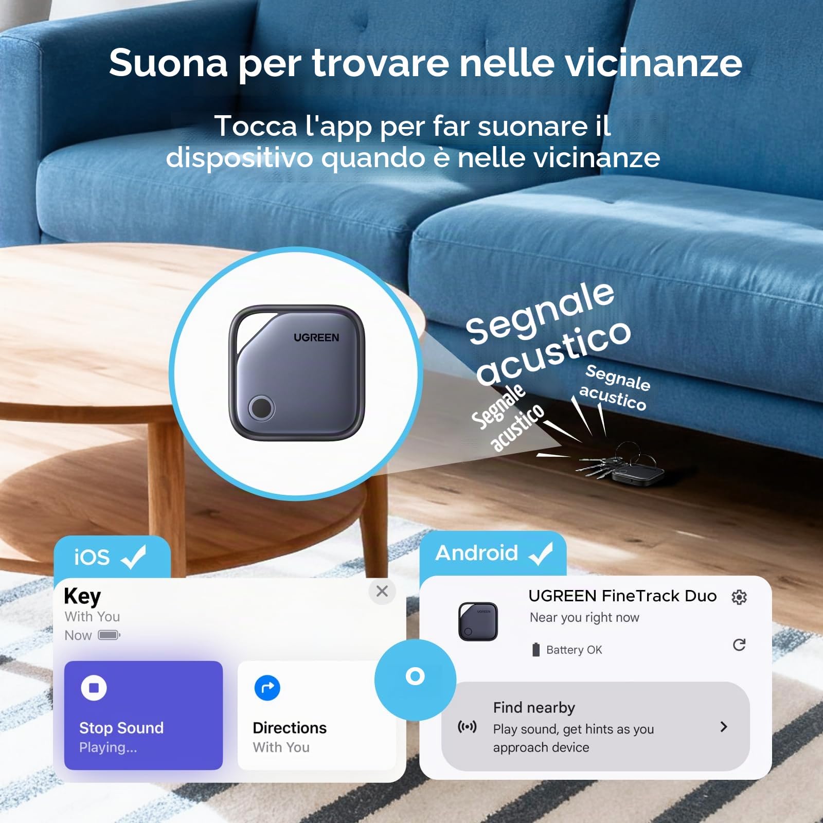 ugreen-finetrack-duo-smart-finder-4-pezzi-con-usb-c image 5
