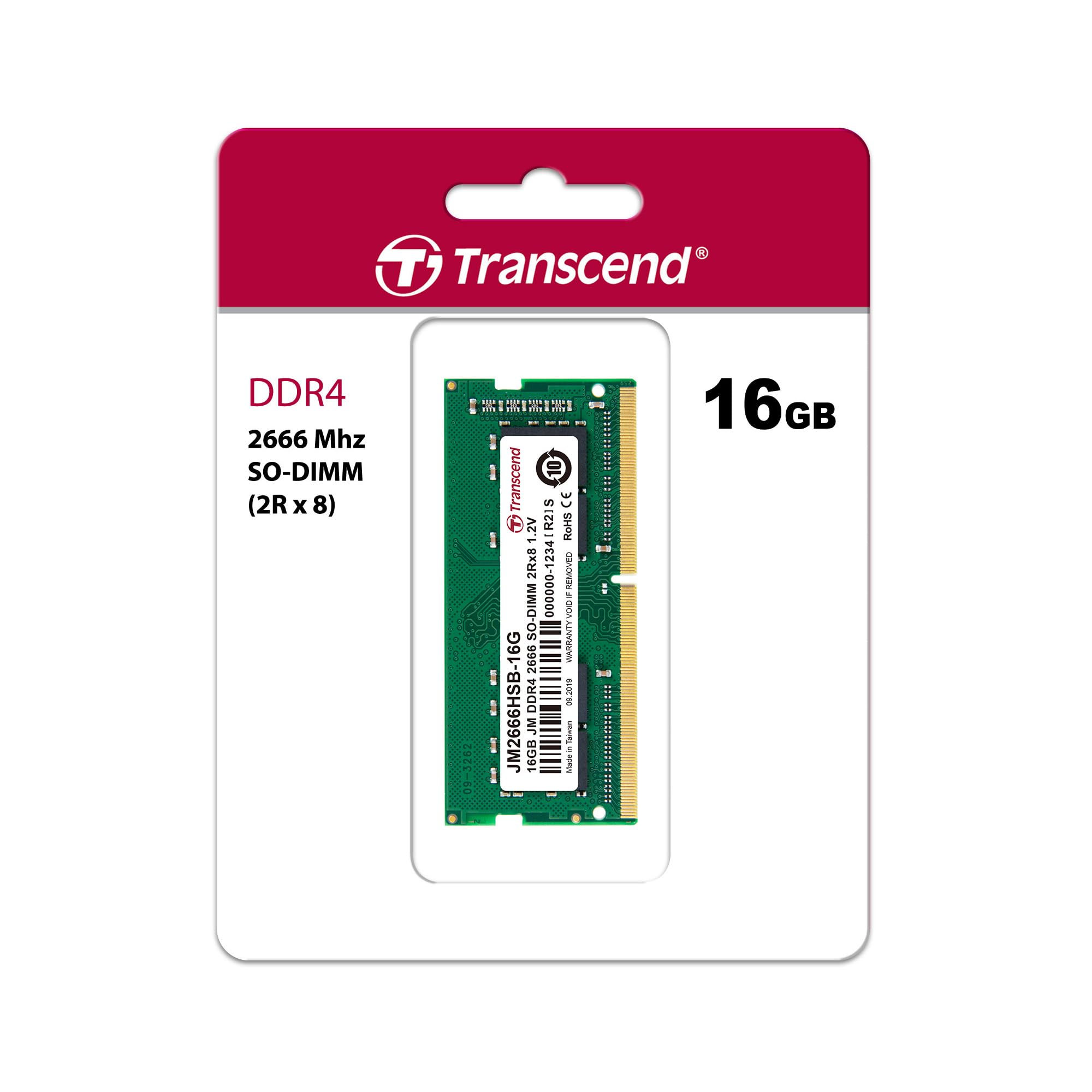 transcend-jetram-16gb-ddr4-2666mhz-so-dimm-memoria-laptop image 2