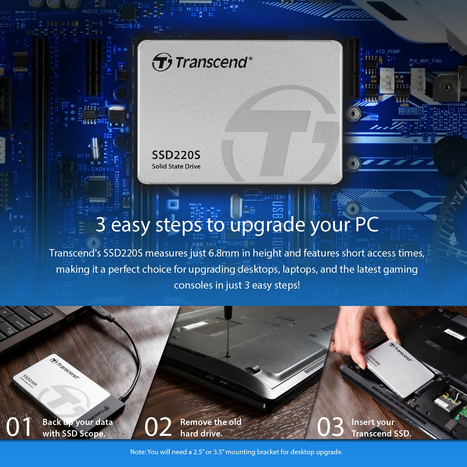 transcend-ssd220s-ssd-interno-sata-iii-2-5-240gb image 8