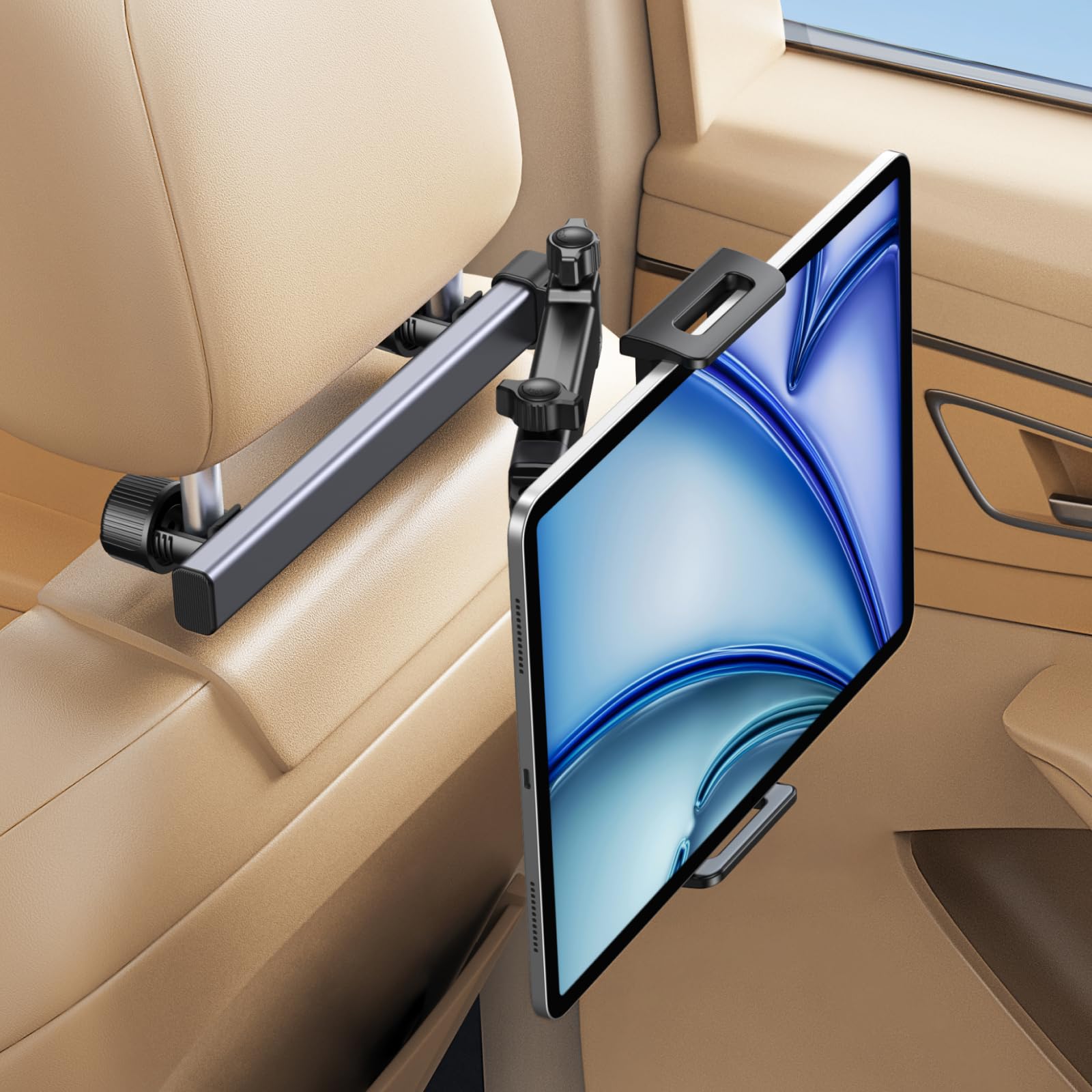 ugreen-supporto-tablet-auto-poggiatesta-girevole-360-11-9-24-8-cm image 1