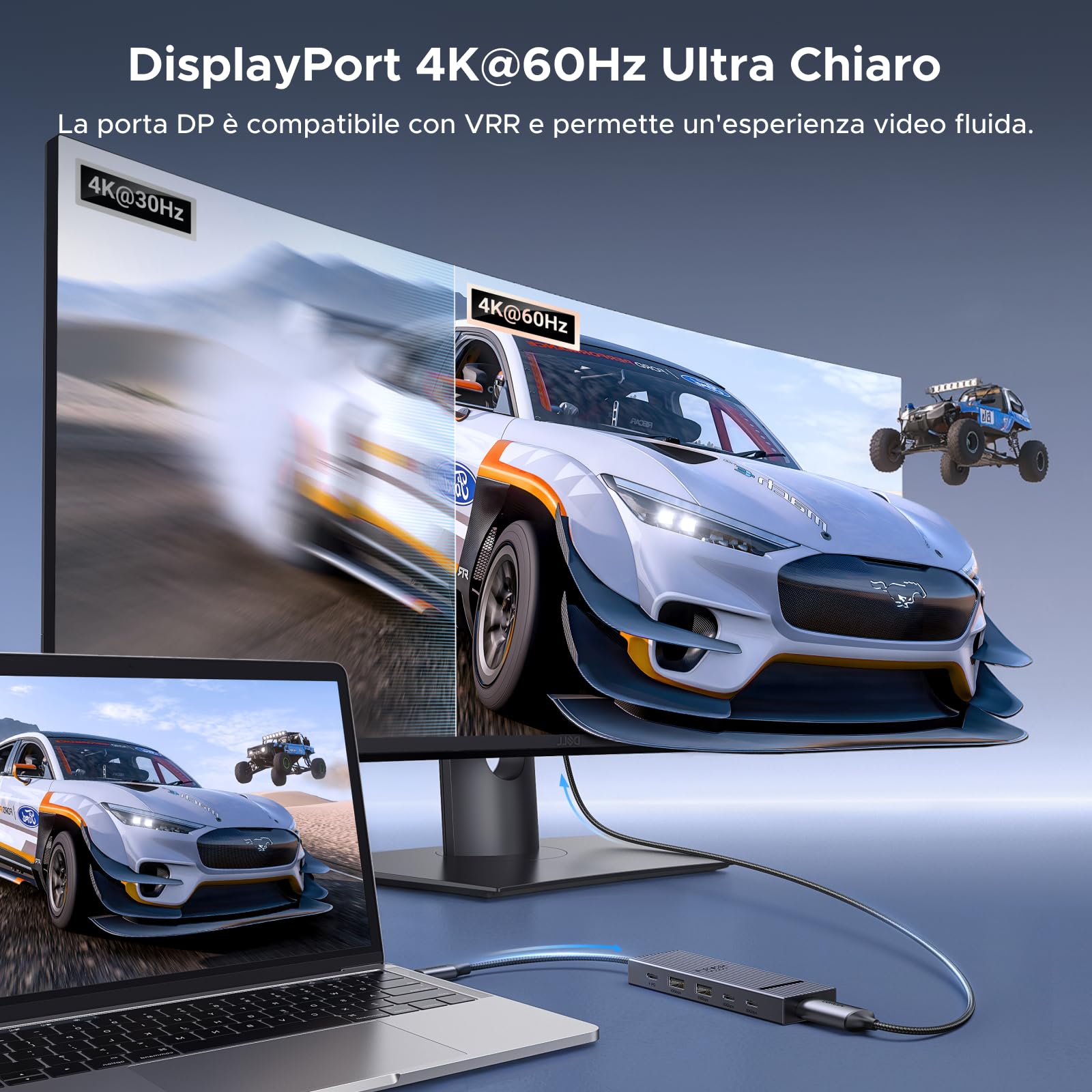 ugreen-revodok-pro-1062-hub-usb-c-6-in-1-con-displayport-4k-60hz-e-pd-100w image 3