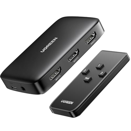 ugreen-switch-hdmi-4k-3-in-1-out-con-telecomando-splitter-uhd-3d image 8