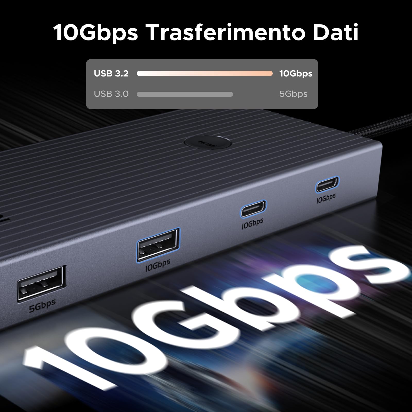 ugreen-revodok-pro-1091-hub-usb-c-9-in-1-ethernet-gigabit-hdmi-4k-60hz image 3