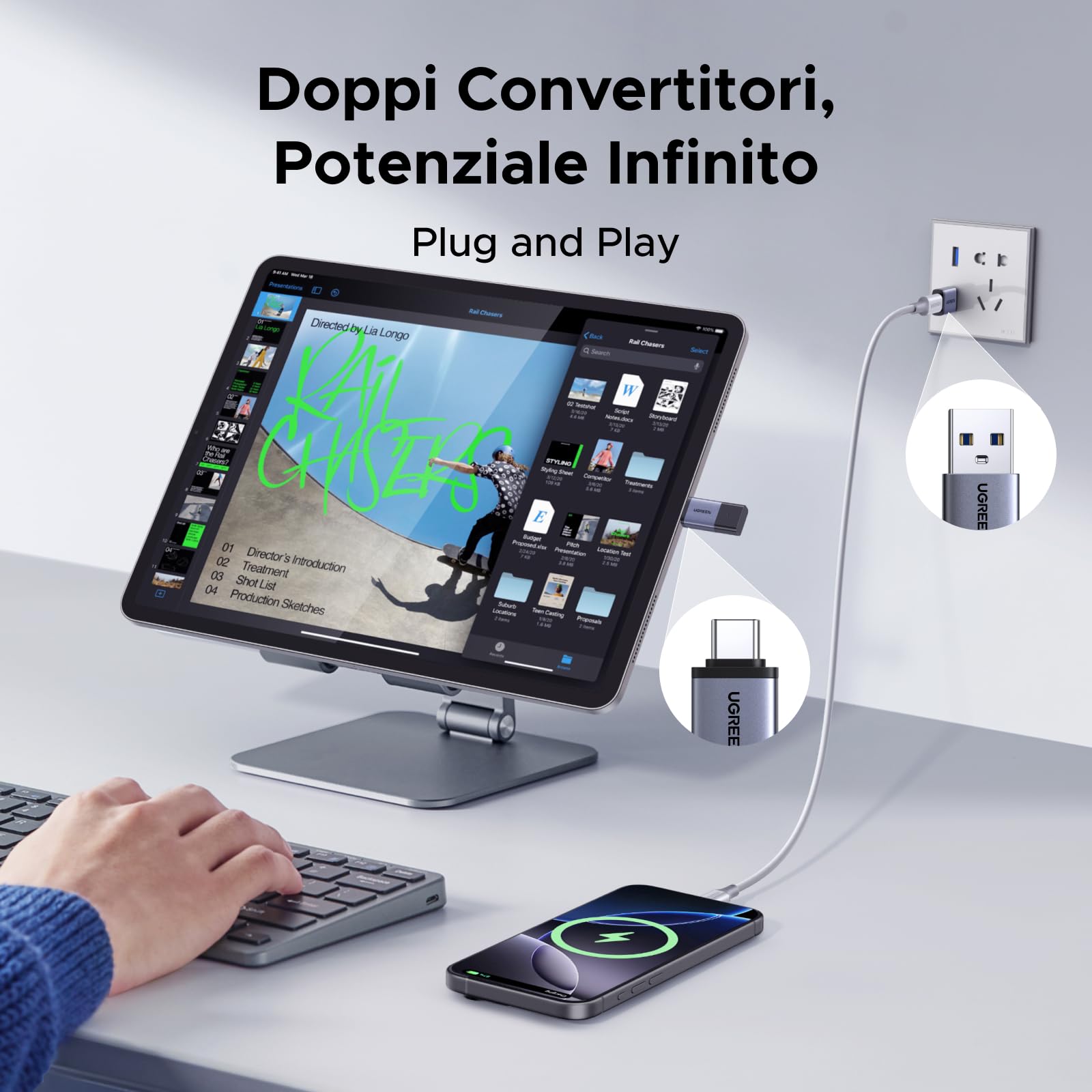 ugreen-adattatore-usb-c-usb-a-10gbps-set-4-pezzi-otg image 7