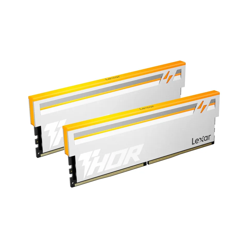 lexar-rgb-ddr5-ram-32gb-kit-2x16gb-6000mhz-cl38-udimm-argento image 1