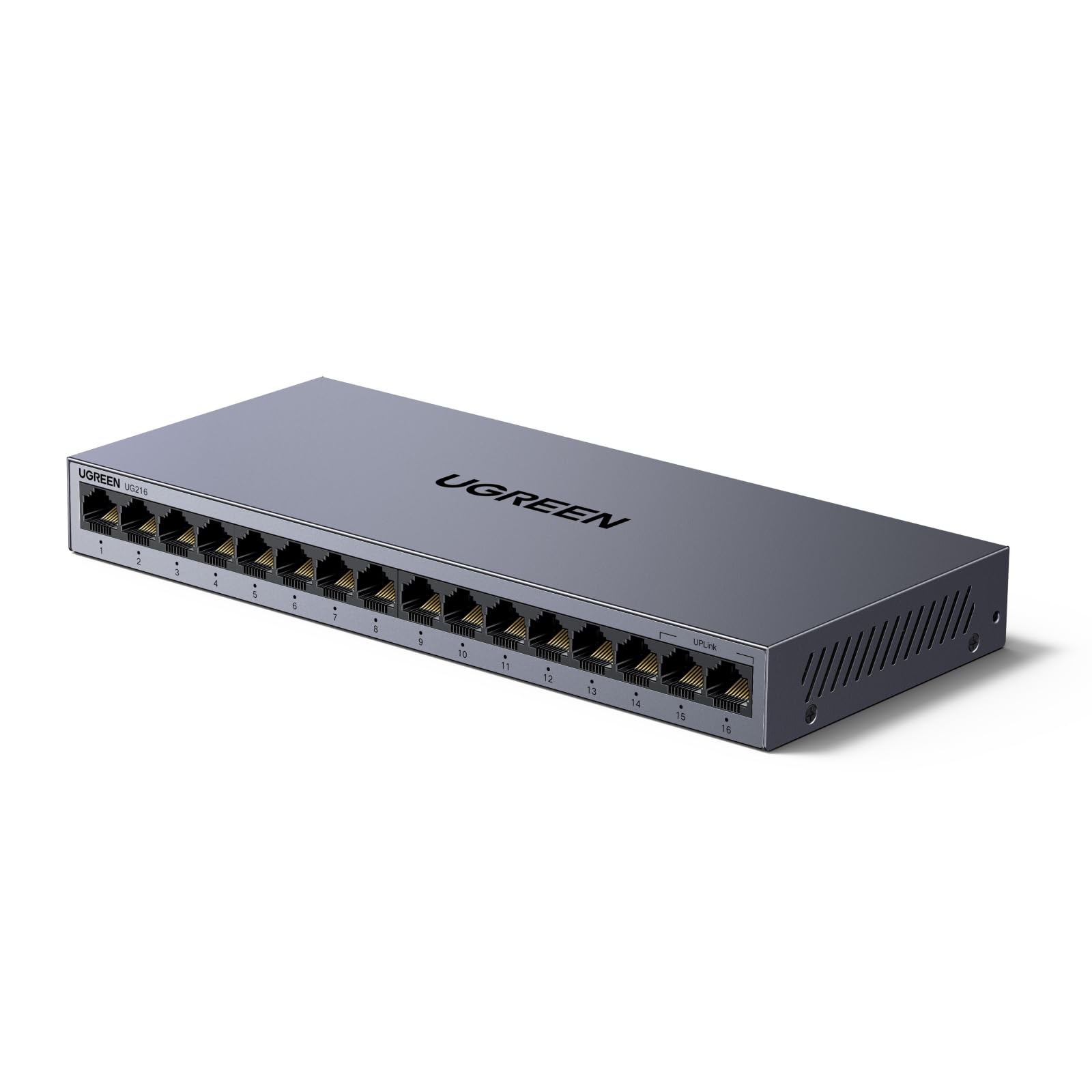 ugreen-switch-lan-gigabit-16-porte-10-100-1000-mbps-metallico-con-vlan image 1