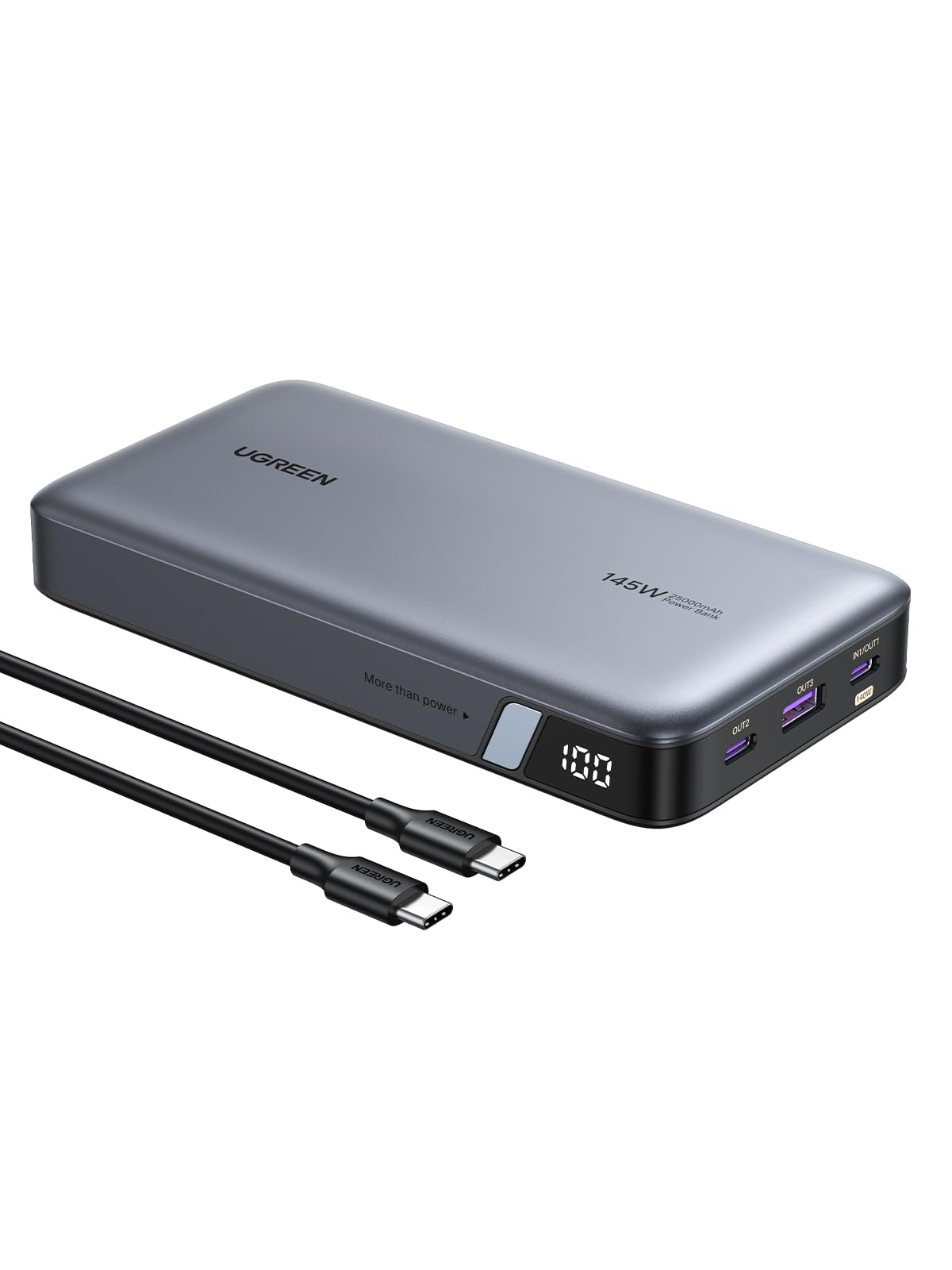 ugreen-nexode-power-bank-25000mah-145w-usb-c-pd-140w-con-display-led image 1