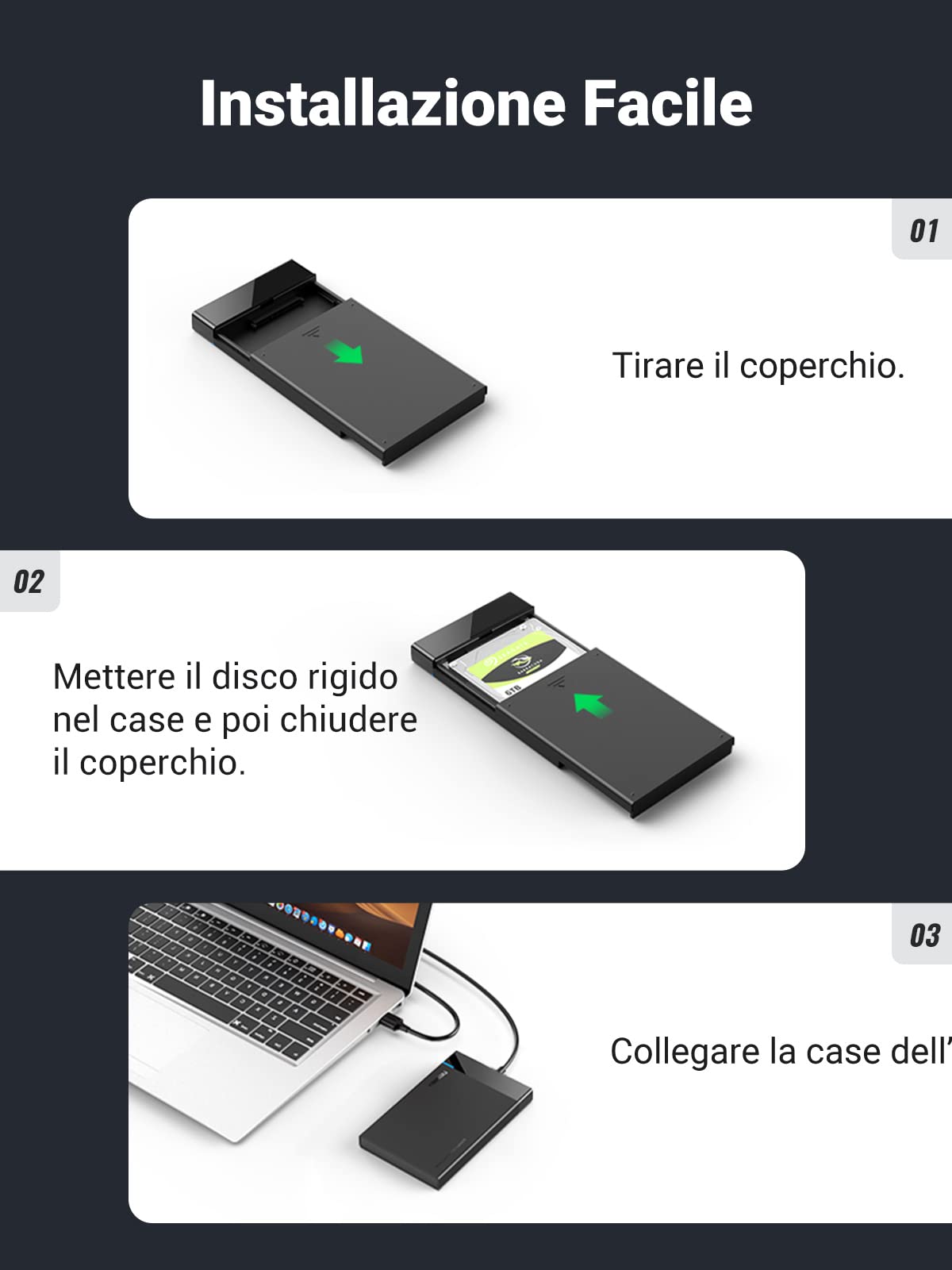 ugreen-case-esterno-2-5-usb-3-0-uasp-5gbps-per-ssd-hdd-sata-fino-a-6tb image 7