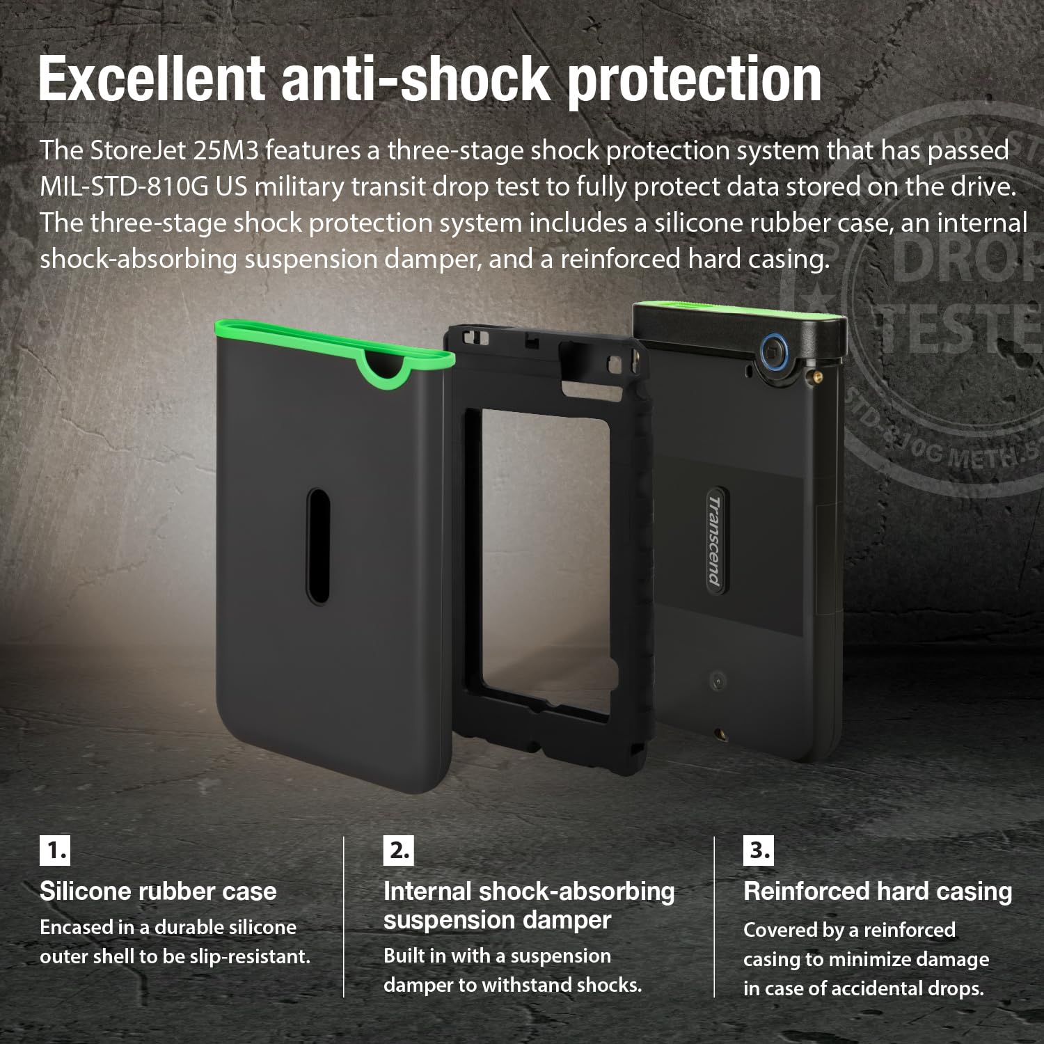transcend-storejet-25m3g-hard-disk-esterno-2tb-usb-c-rugged-verde image 4