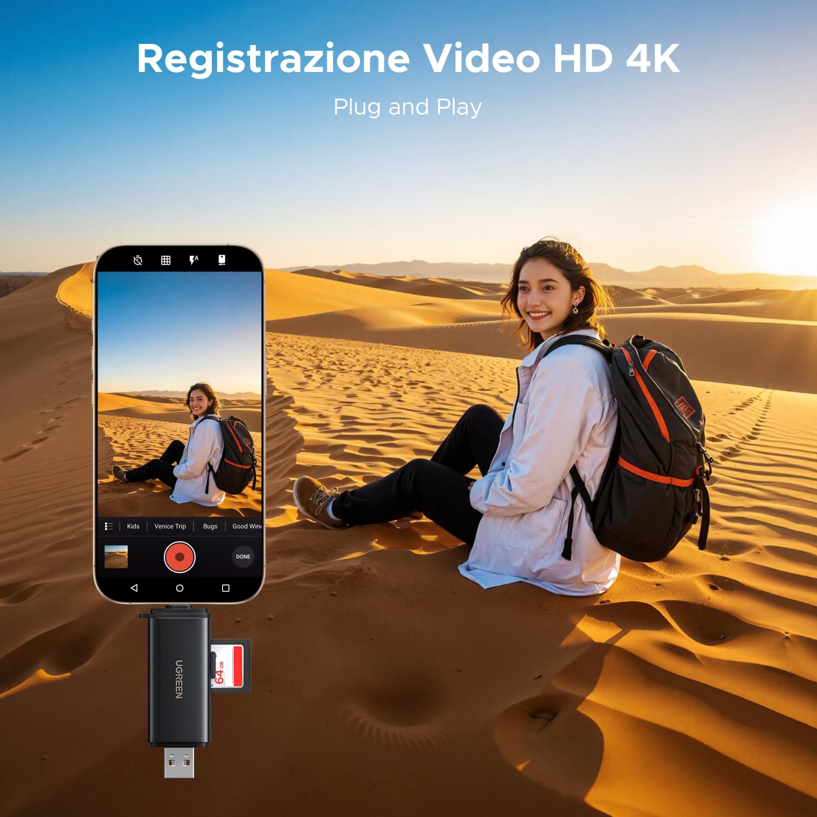 ugreen-lettore-schede-sd-4-0-uhs-ii-usb-c-usb-a-312mb-s-alluminio-sd-microsd-2tb image 5
