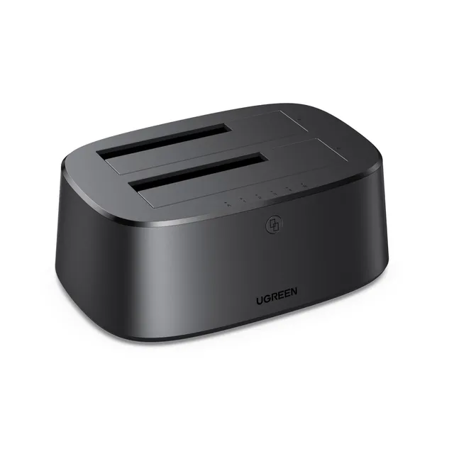 ugreen-stazione-docking-hard-disk-dual-bay-usb-3-0-5gbps-con-clonazione-offline image 1