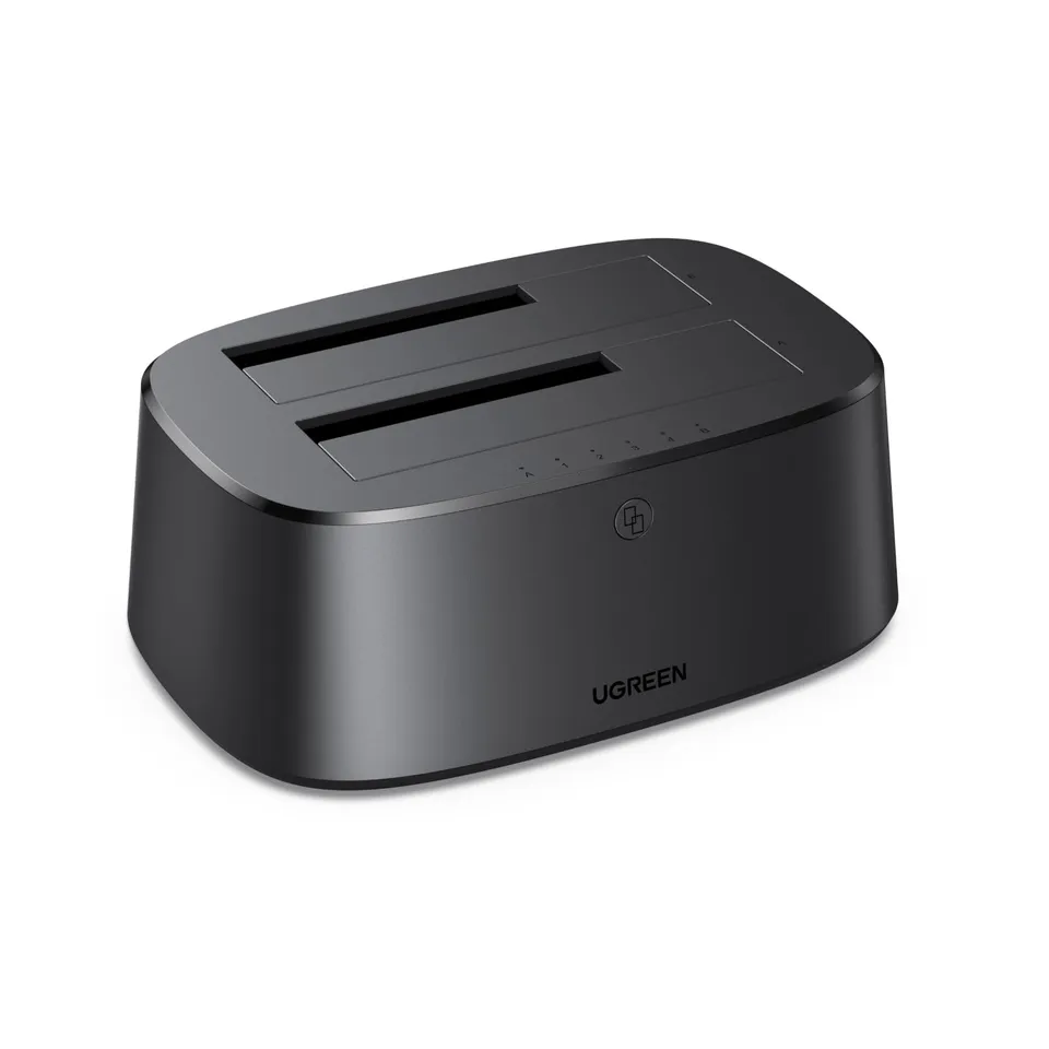 ugreen-stazione-docking-hard-disk-dual-bay-usb-3-0-5gbps-con-clonazione-offline image 1