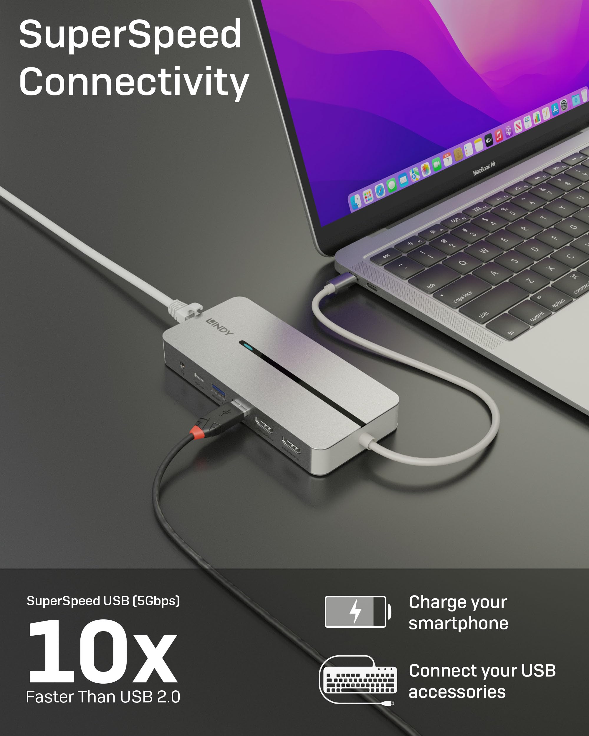 lindy-dst-mx-duo-mini-docking-station-usb-c-2x-hdmi-4k-pd-100w image 6