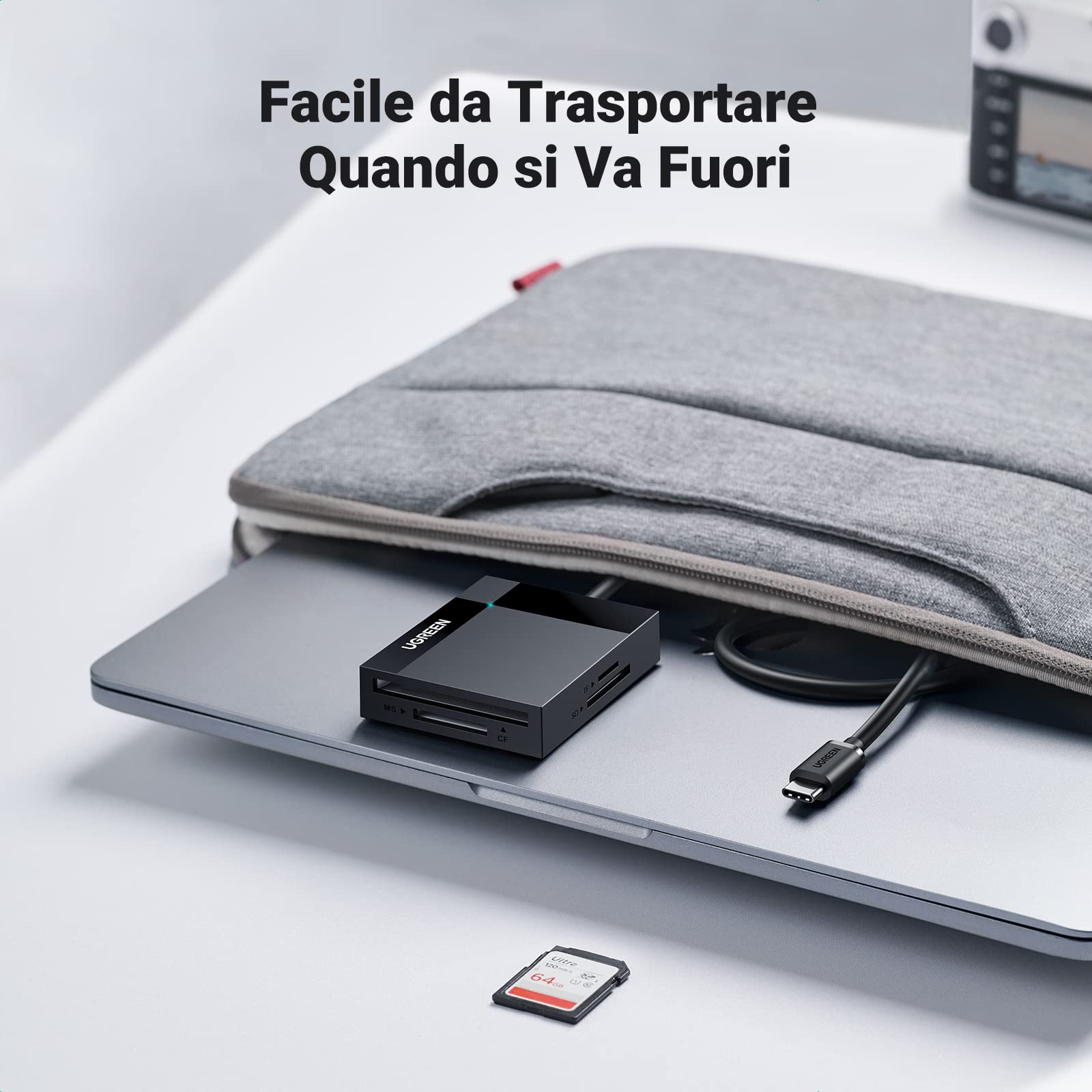 ugreen-lettore-schede-usb-c-4-in-1-sd-tf-cf-ms-fino-a-2tb-104mb-s image 8