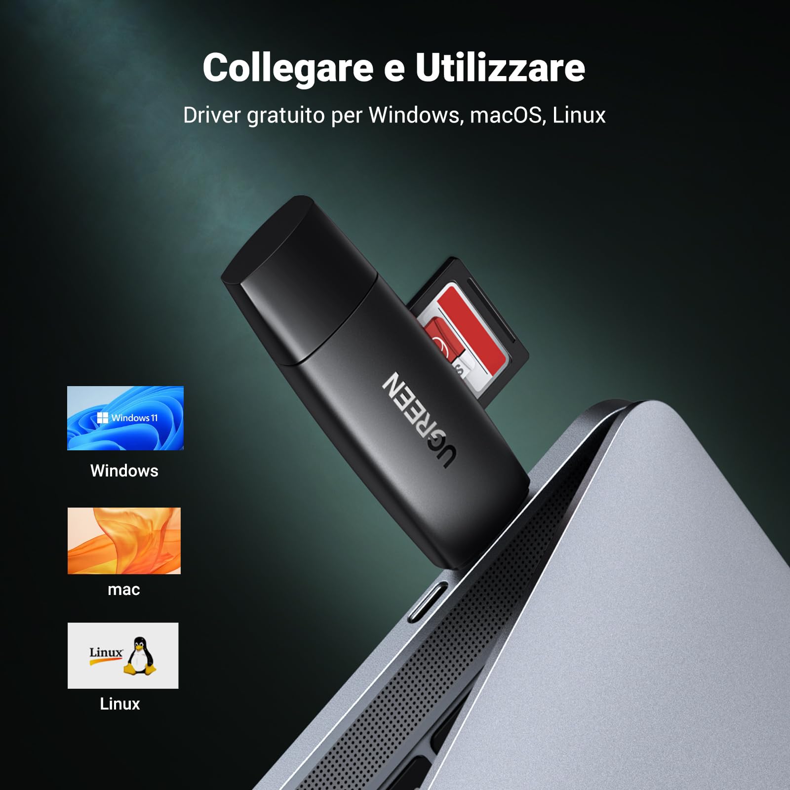 ugreen-lettore-schede-sd-tf-2-in-1-usb-c-usb-3-0-5gbps-otg image 6