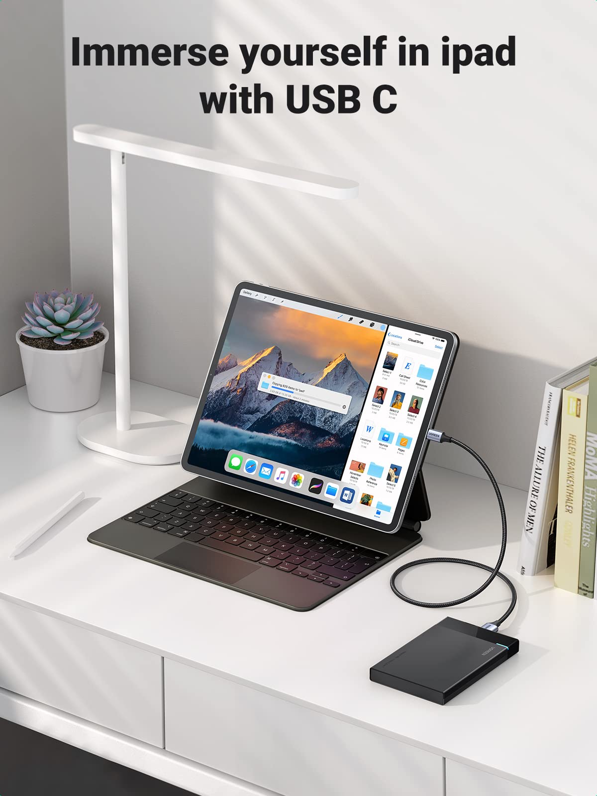 ugreen-cavo-usb-c-a-micro-usb-3-0-10gbps-0-5m-per-ssd-e-hard-disk-esterni image 4
