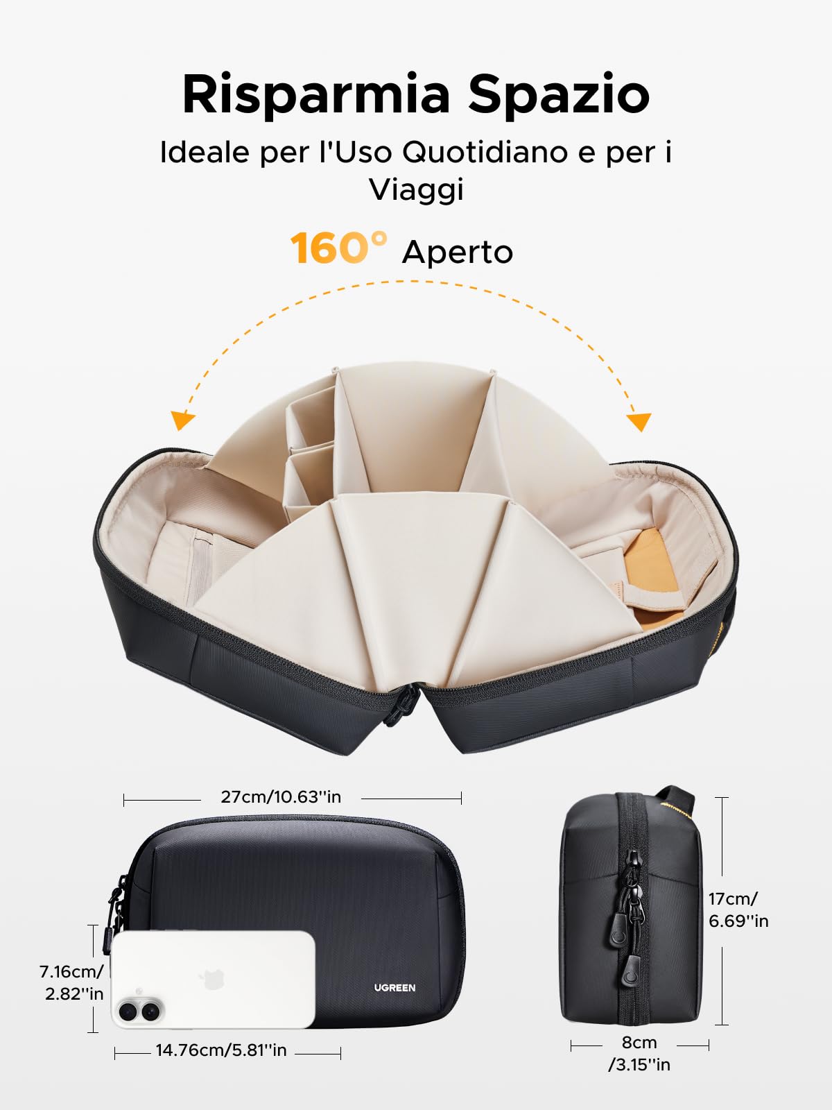 ugreen-borsa-organizer-cavi-elettronici-da-viaggio-27x17x8cm-impermeabile image 4