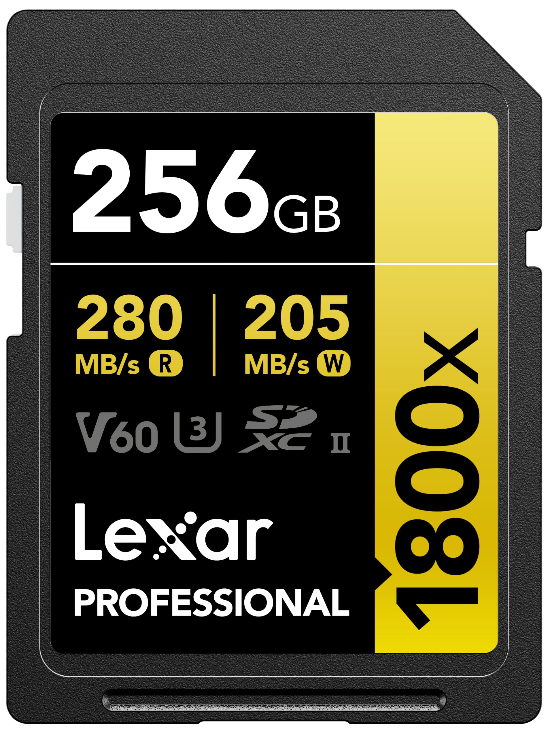 lexar-professional-gold-sdxc-256gb-1800x-uhs-ii-v60-4k image 1