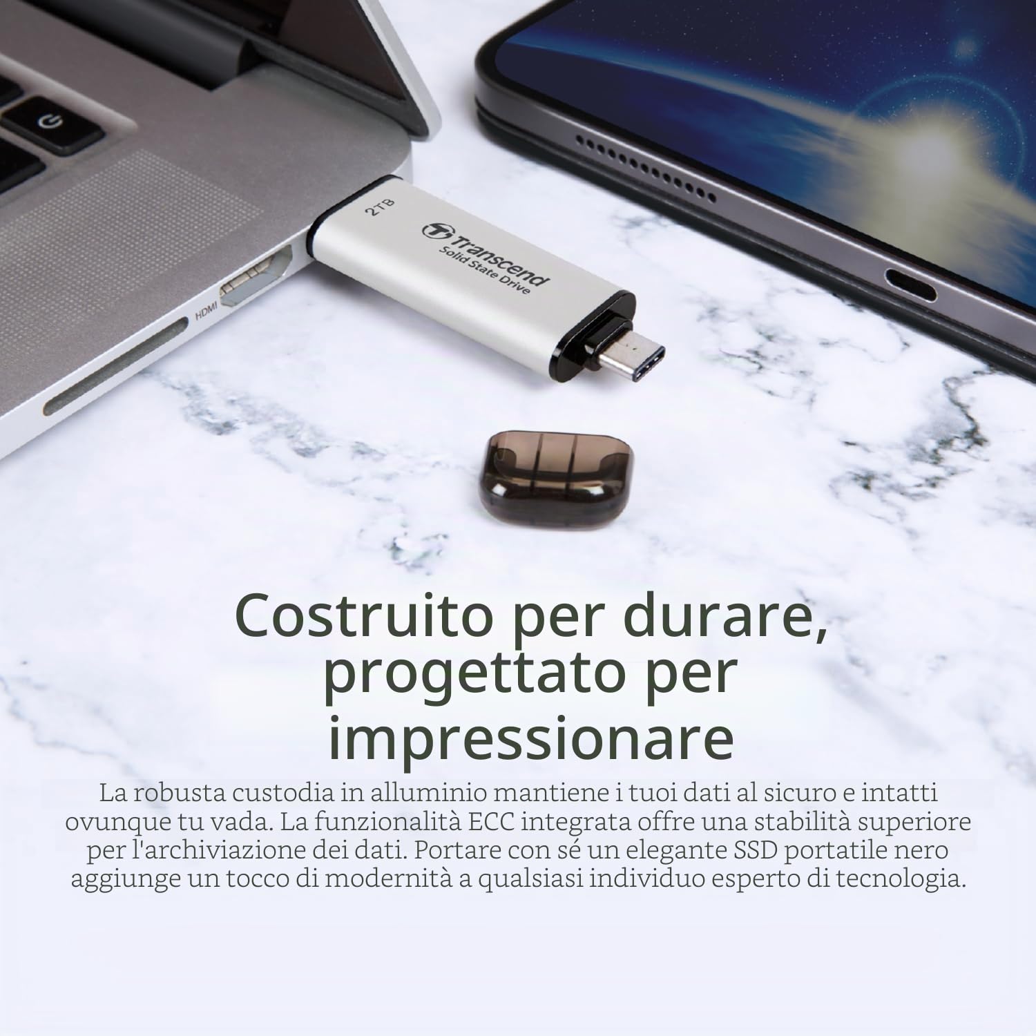 transcend-esd310s-ssd-portatile-512gb-usb-10gbps-type-a-type-c-argento image 5