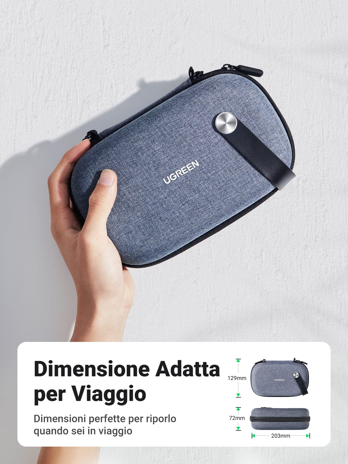 ugreen-borsa-organizer-cavi-da-viaggio-impermeabile-blu-doppio-strato-20-3-cm image 2