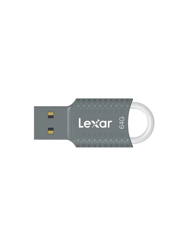 lexar-jumpdrive-ljdv40-chiavetta-usb-2-0-64gb-con-anello-portachiavi image 1