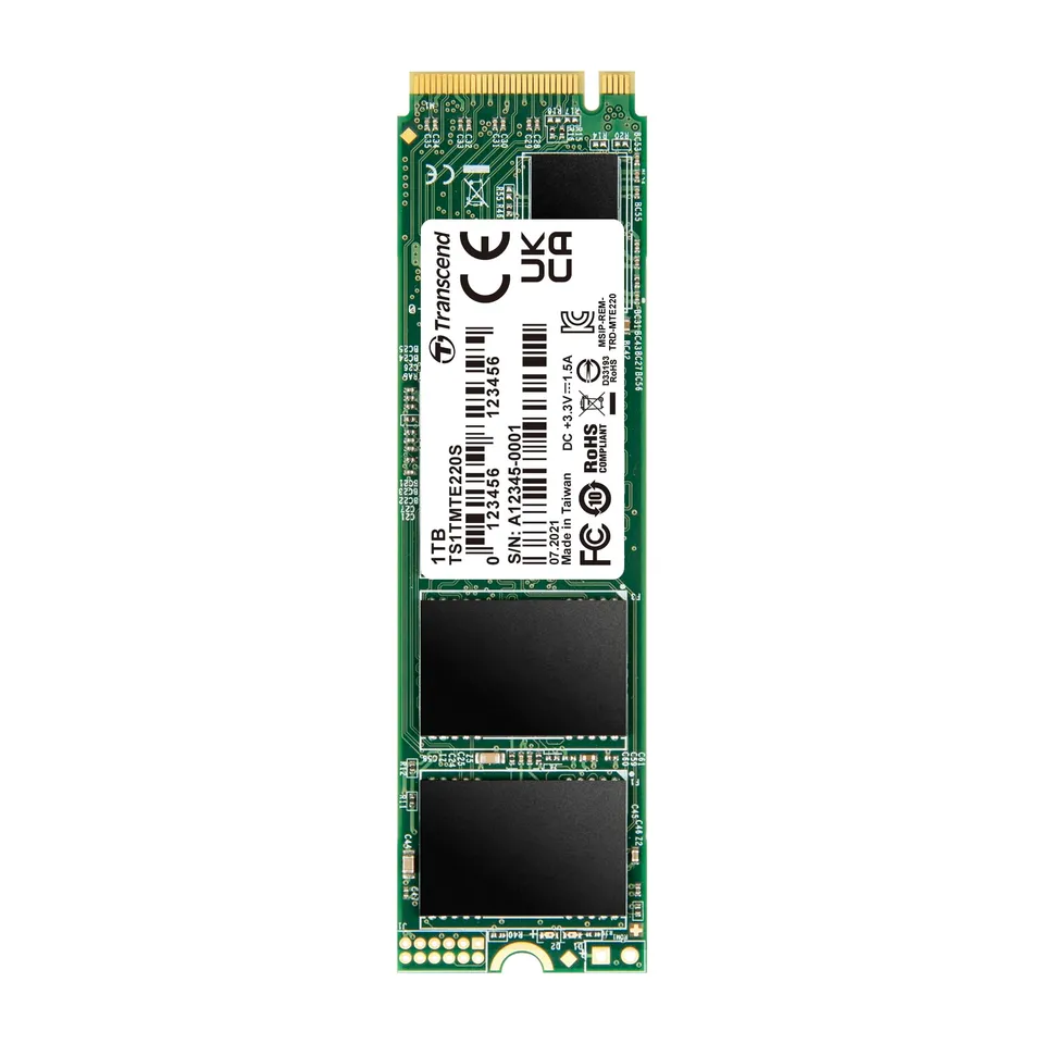 transcend-mts220s-ssd-interno-nvme-pcie-gen3-x4-m-2-2280-1tb-3d-tlc-con-dram image 1