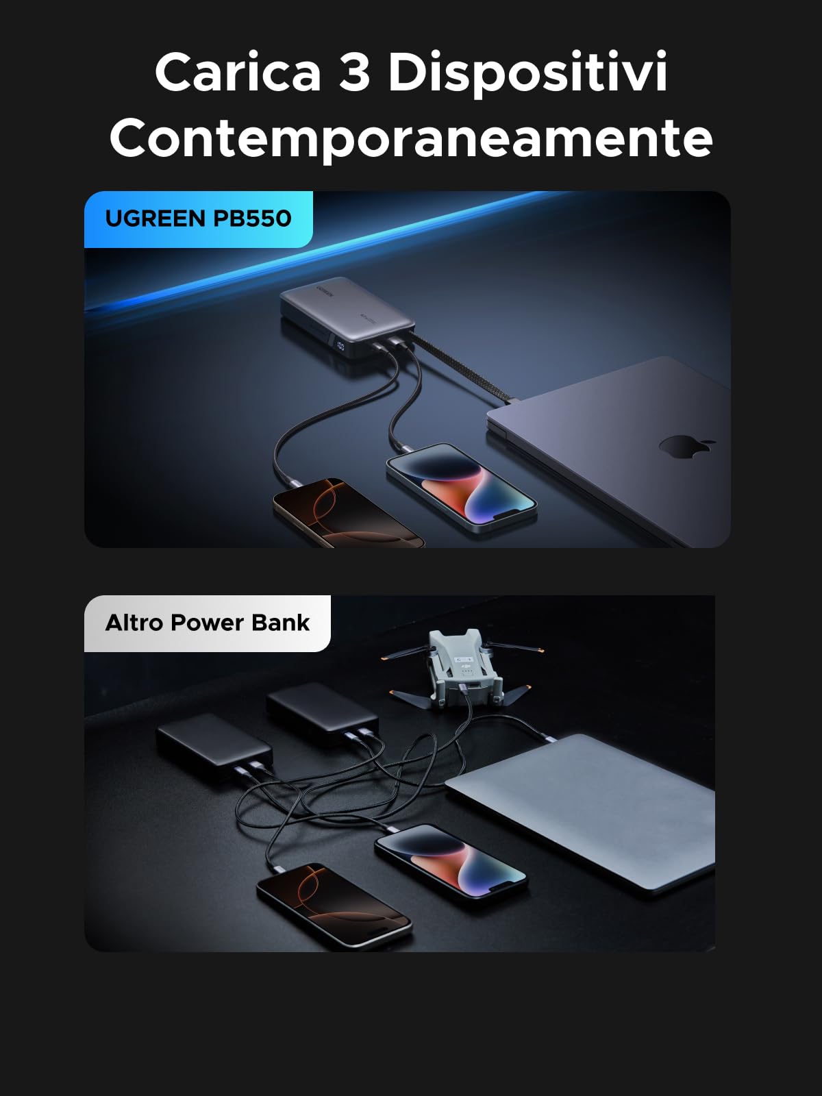 ugreen-nexode-67w-power-bank-20000mah-con-cavo-usb-c-integrato-pd-65w image 5