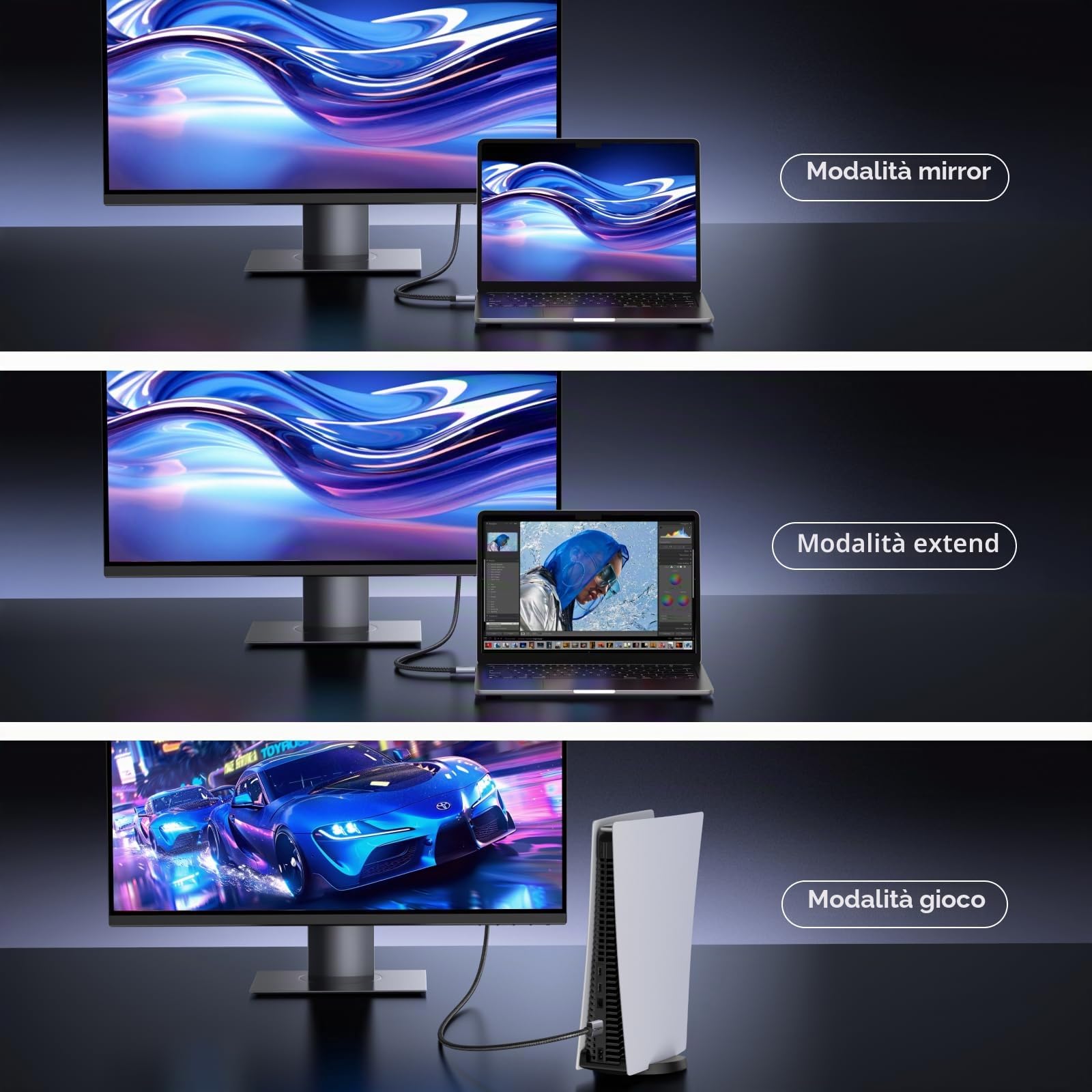 ugreen-cavo-hdmi-2-2-16k-60hz-96gbps-2m-ultra-alta-velocit image 8